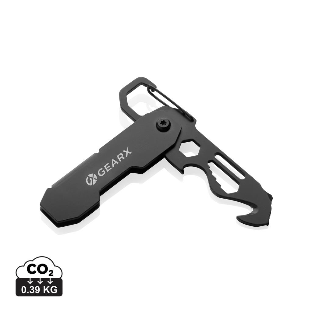 Gear X faltbares EDC-Werkzeug mit Kartonmesser & Karabiner