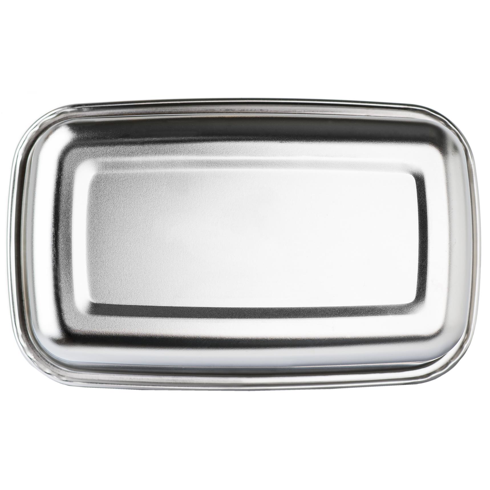 VAC Lunchbox 1000 ml aus Edelstahl mit dicht schließendem Deckel