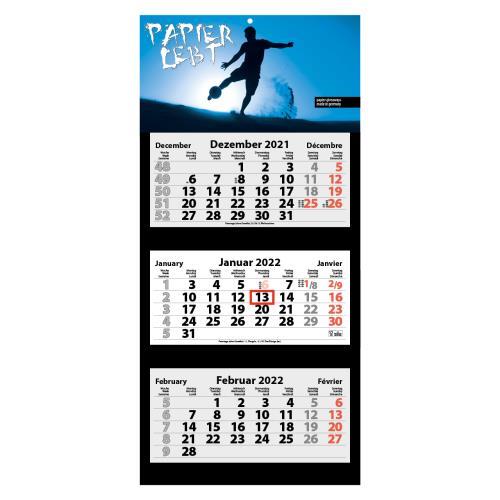 3-Monats Faltkalender ´Tres-Light Plus´