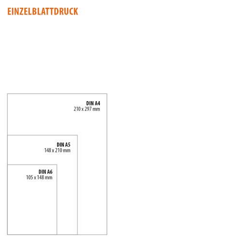 Schreibblock ´Primus´ DIN A6, 50 Blatt