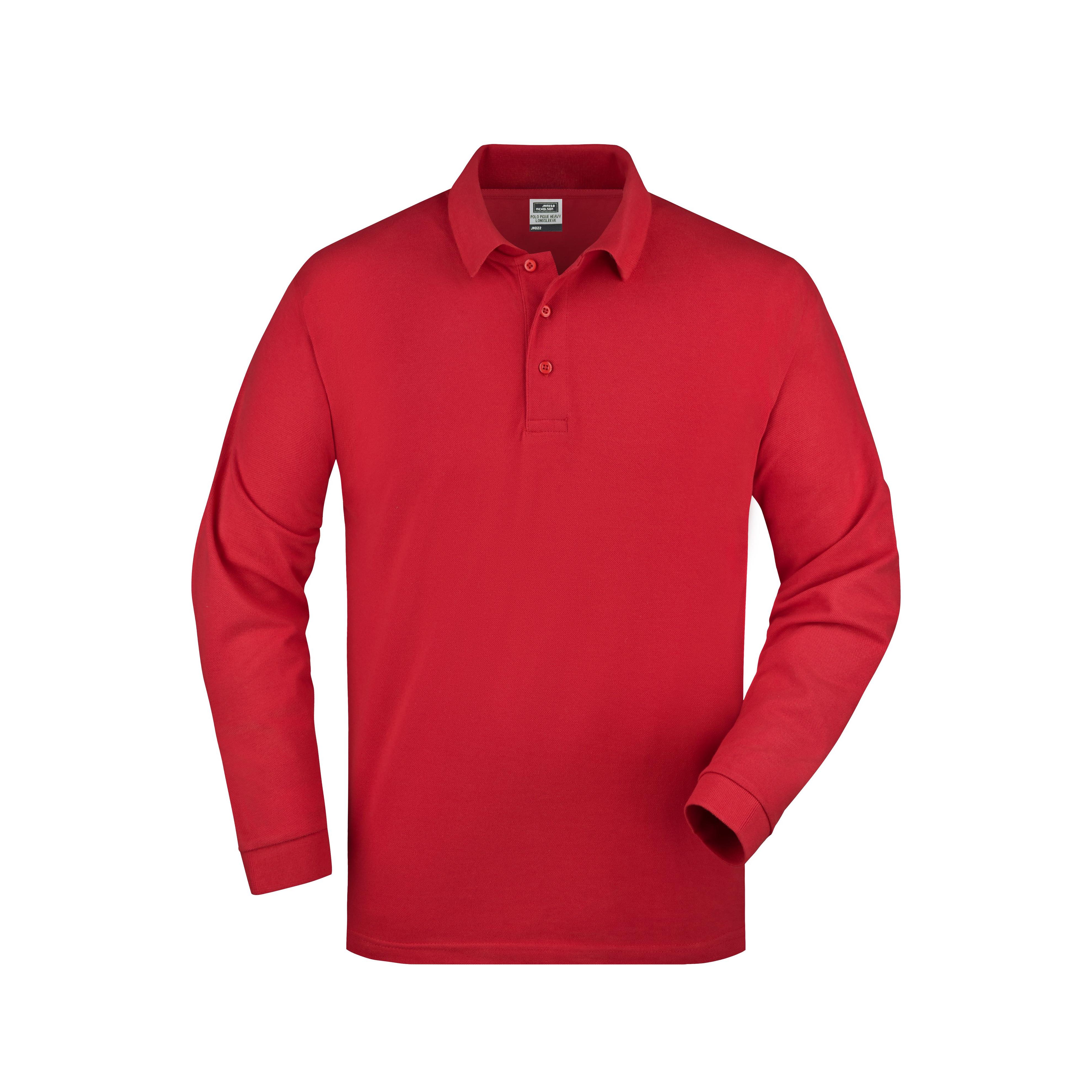 Polo-Piqué Long-Sleeved