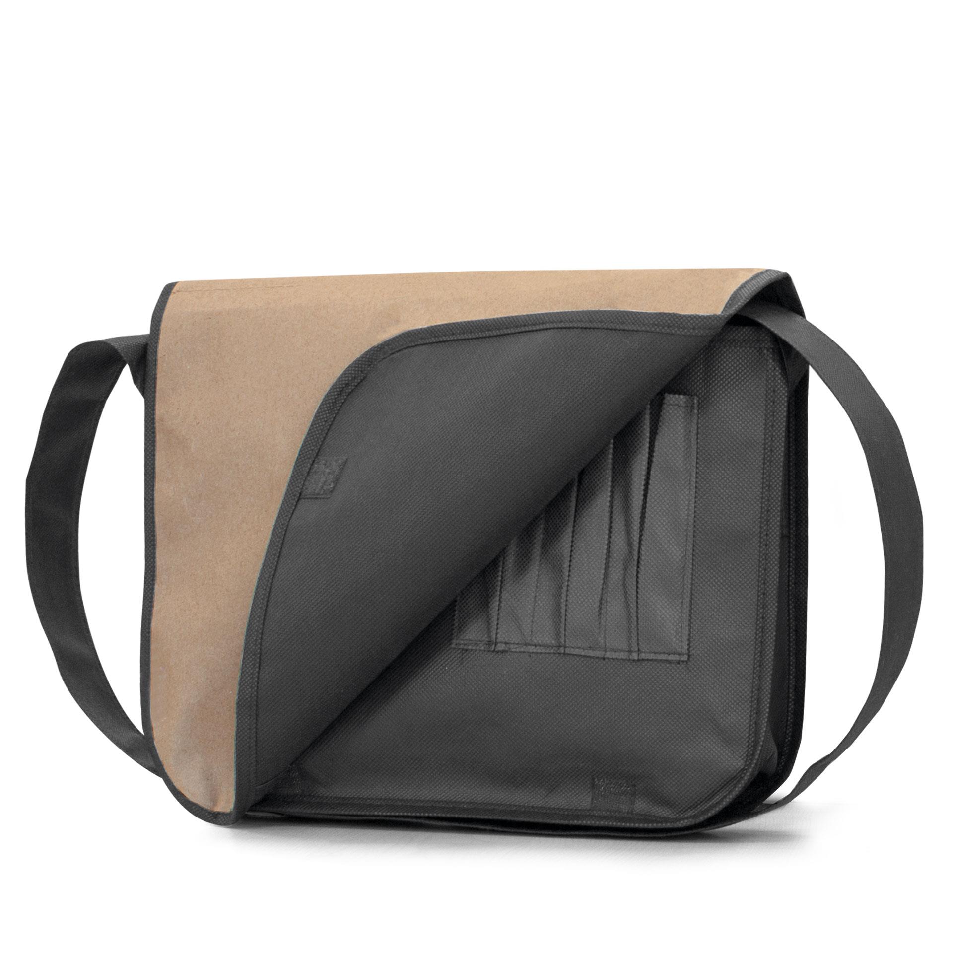 COLOGNE – Schultertasche aus Kraftpapier und PP-Non-Woven