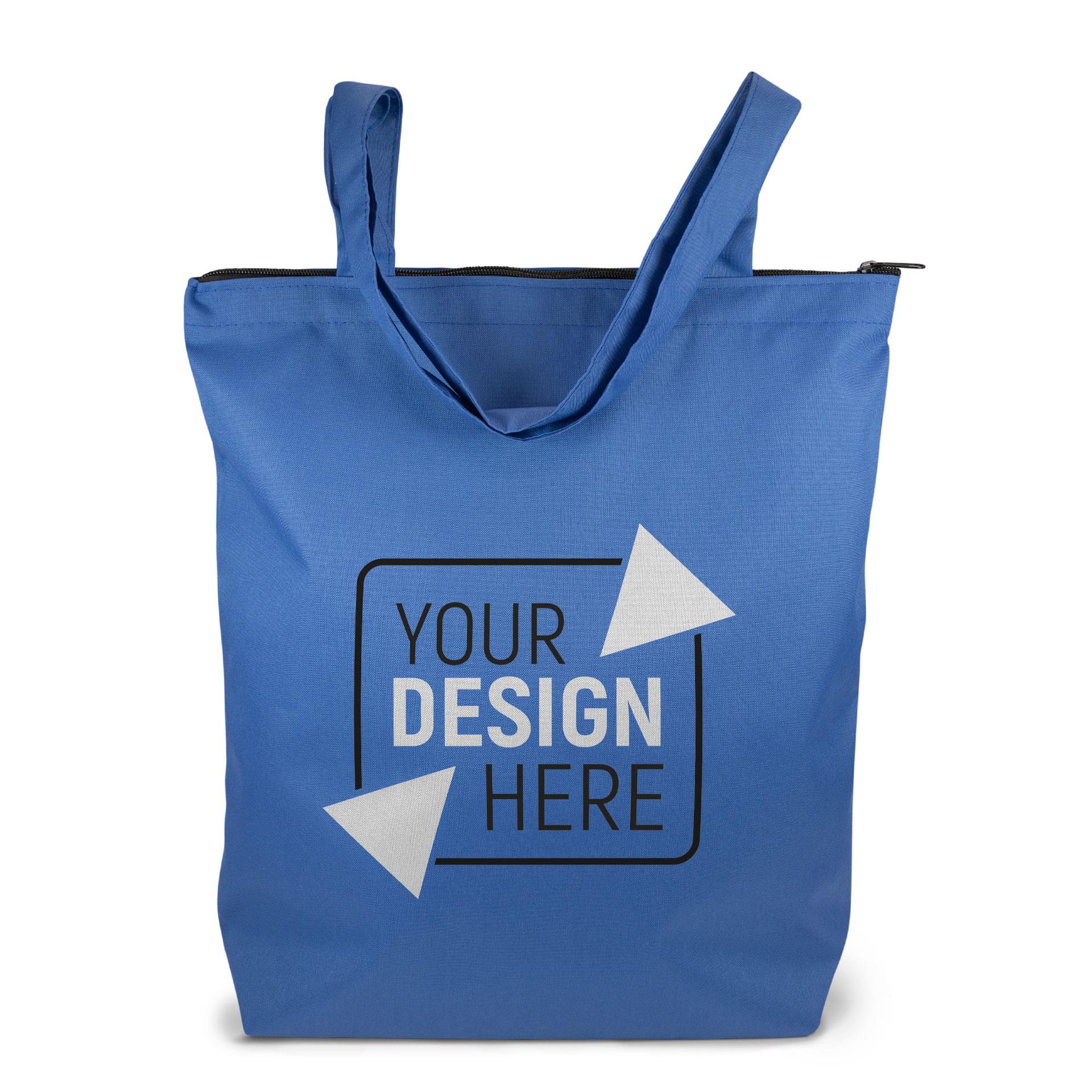 ATLANTA – Tasche aus 300D Polyester mit Reißverschluss und Bodenfalte