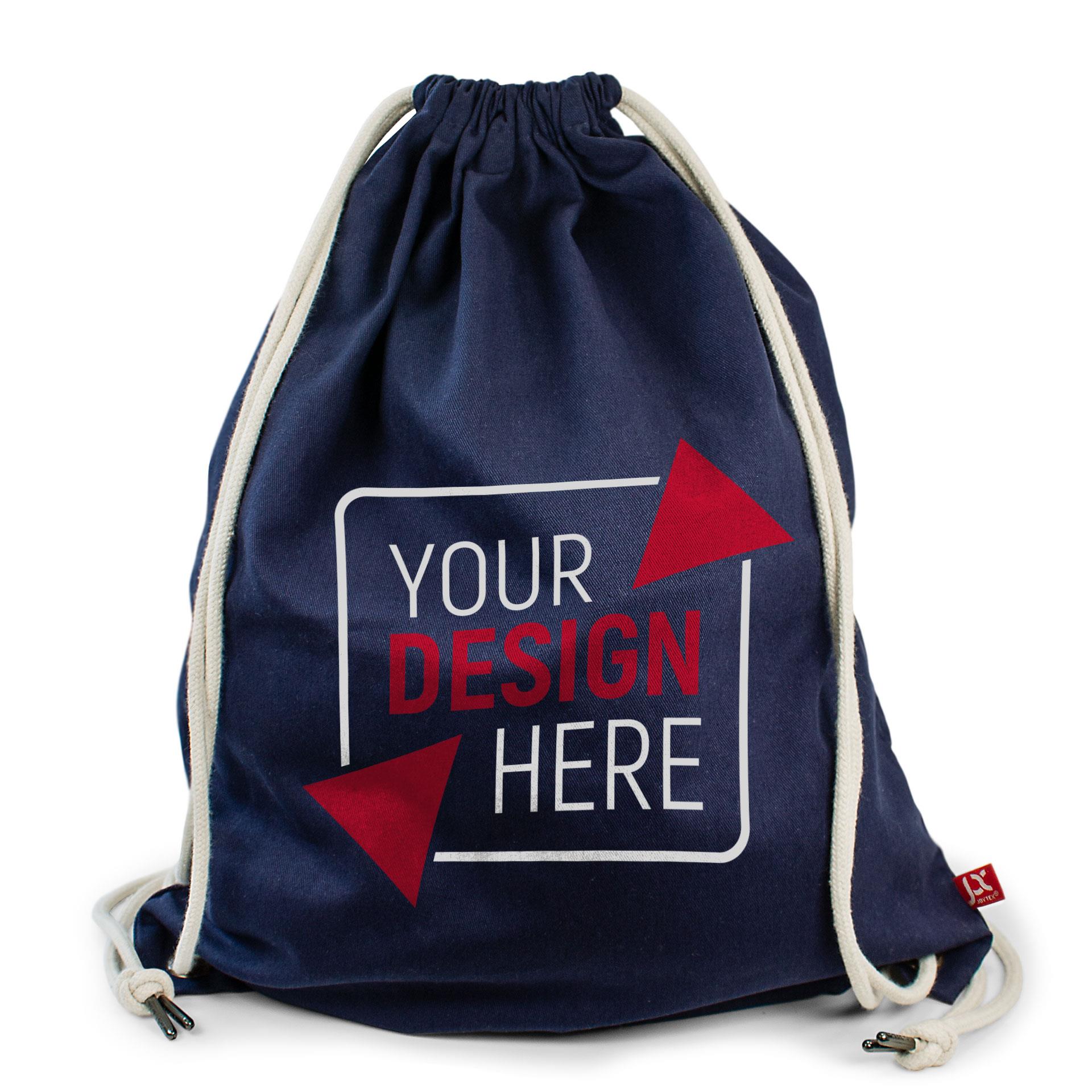 DURBAN – Canvas-Rucksack mit Kordelzug und Metallösen