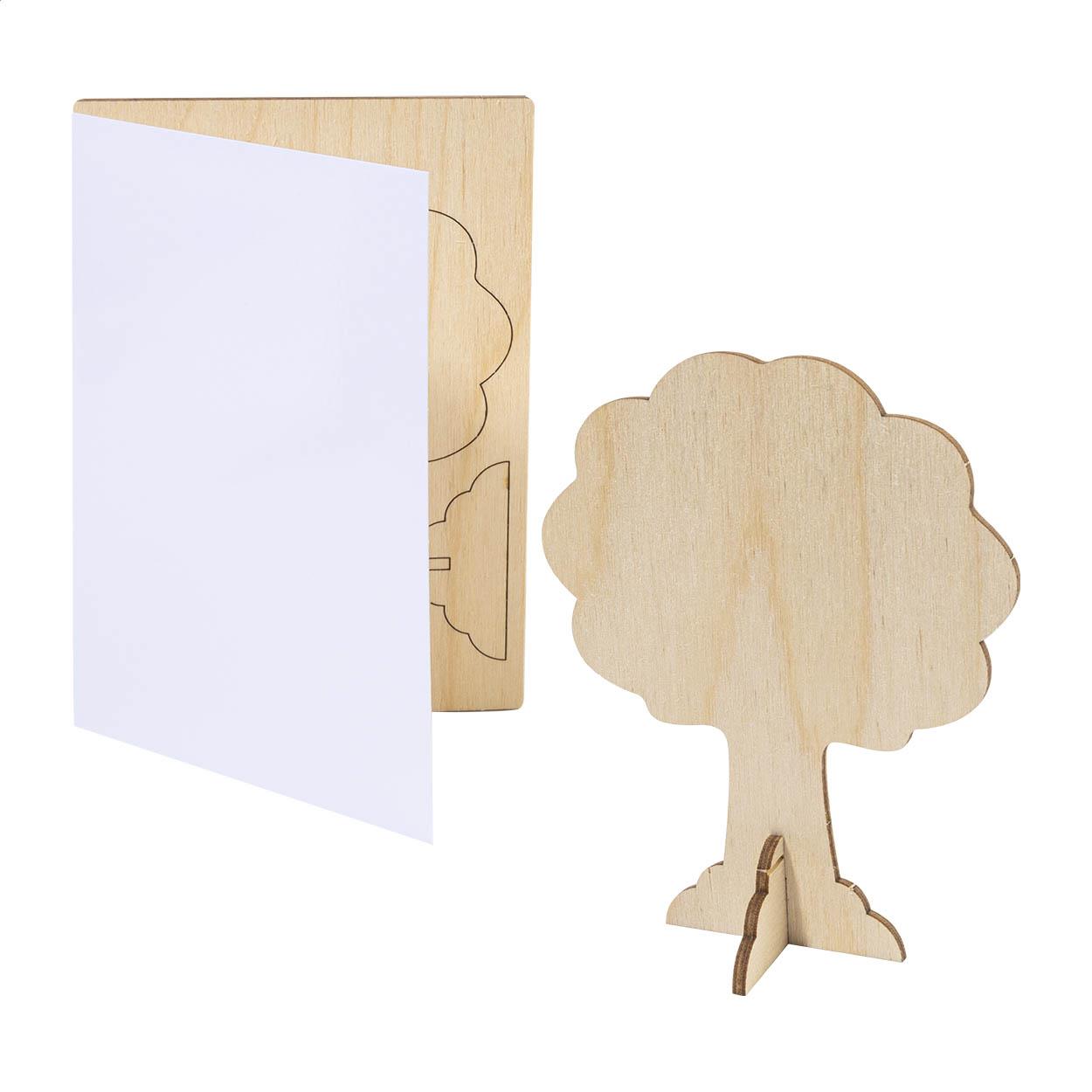individuelle Puzzle-Postkarte, Baum