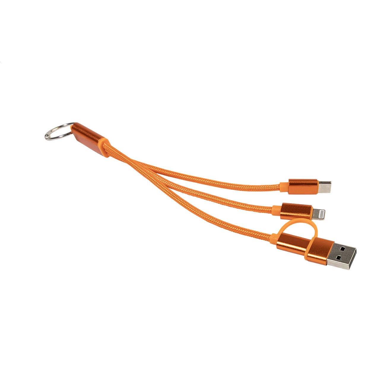 USB-Ladekabel mit Schlüsselanhänger