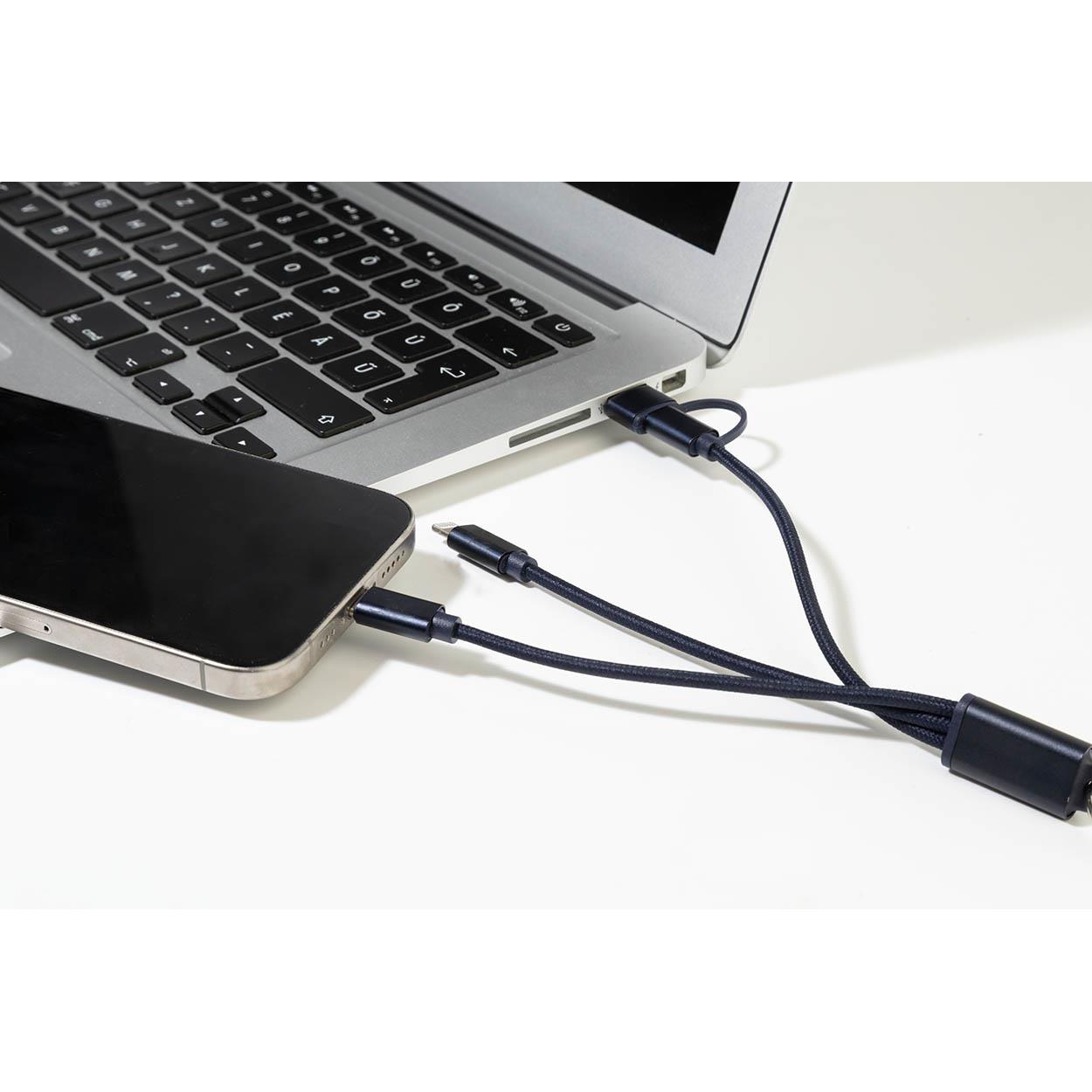 USB-Ladekabel mit Schlüsselanhänger
