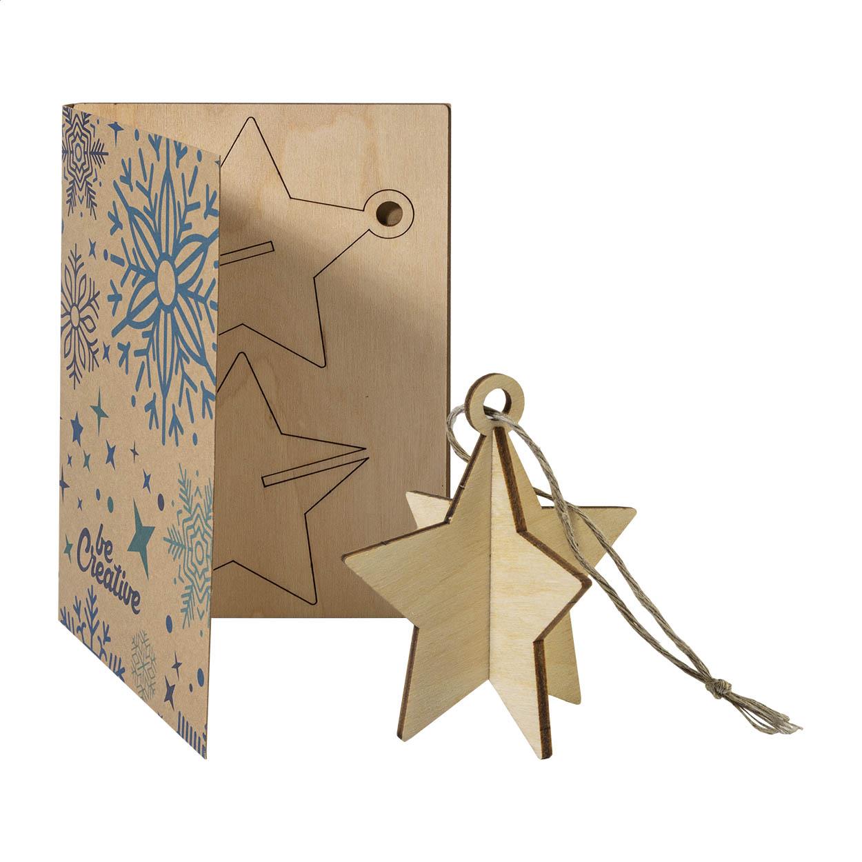 Weihnachtskarte, Stern