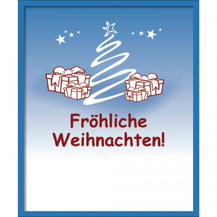 Organzasäckchen Christmas silber individuell mit Kärtchen