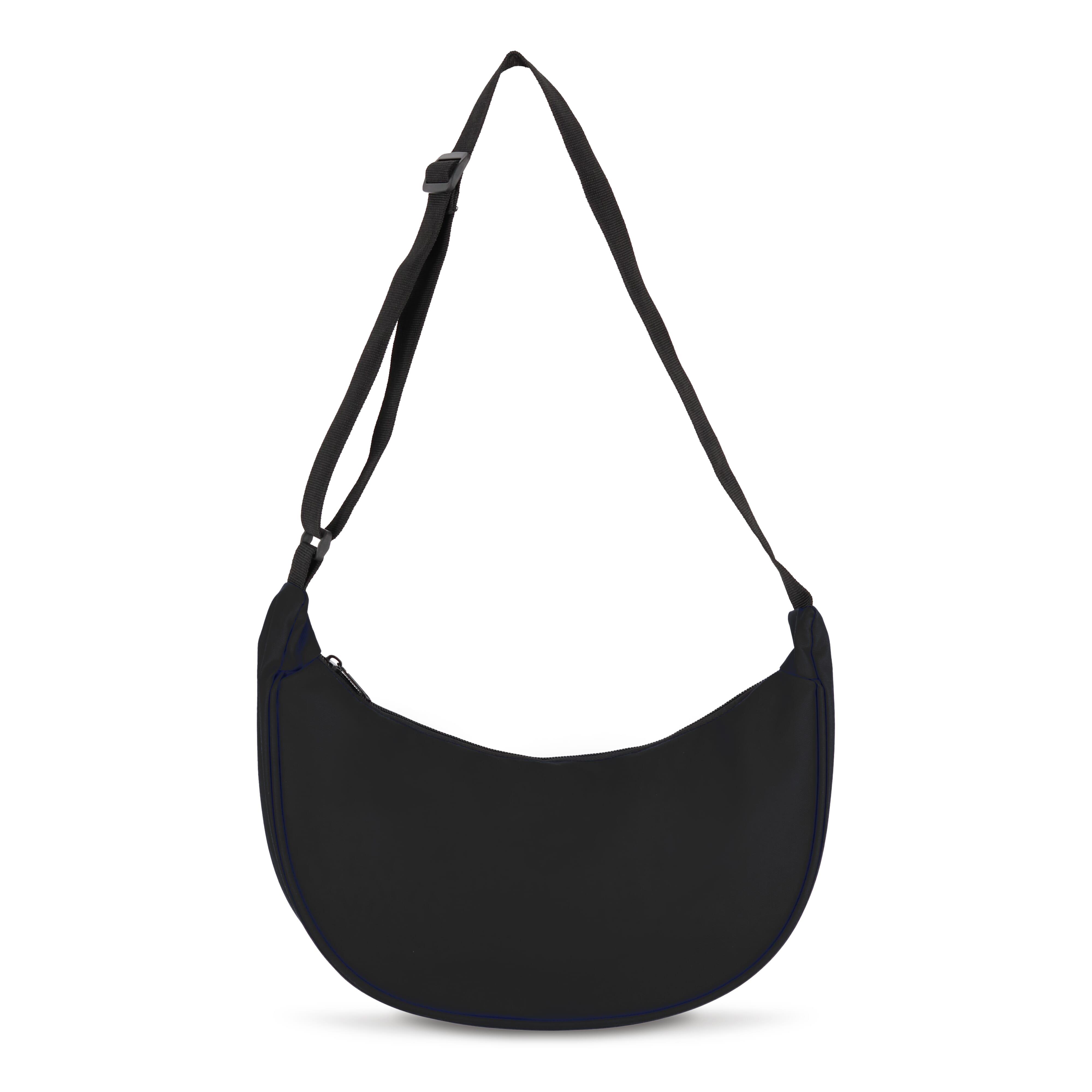 PU-beschichtete R-PET 600D Halbmond-Tragetasche