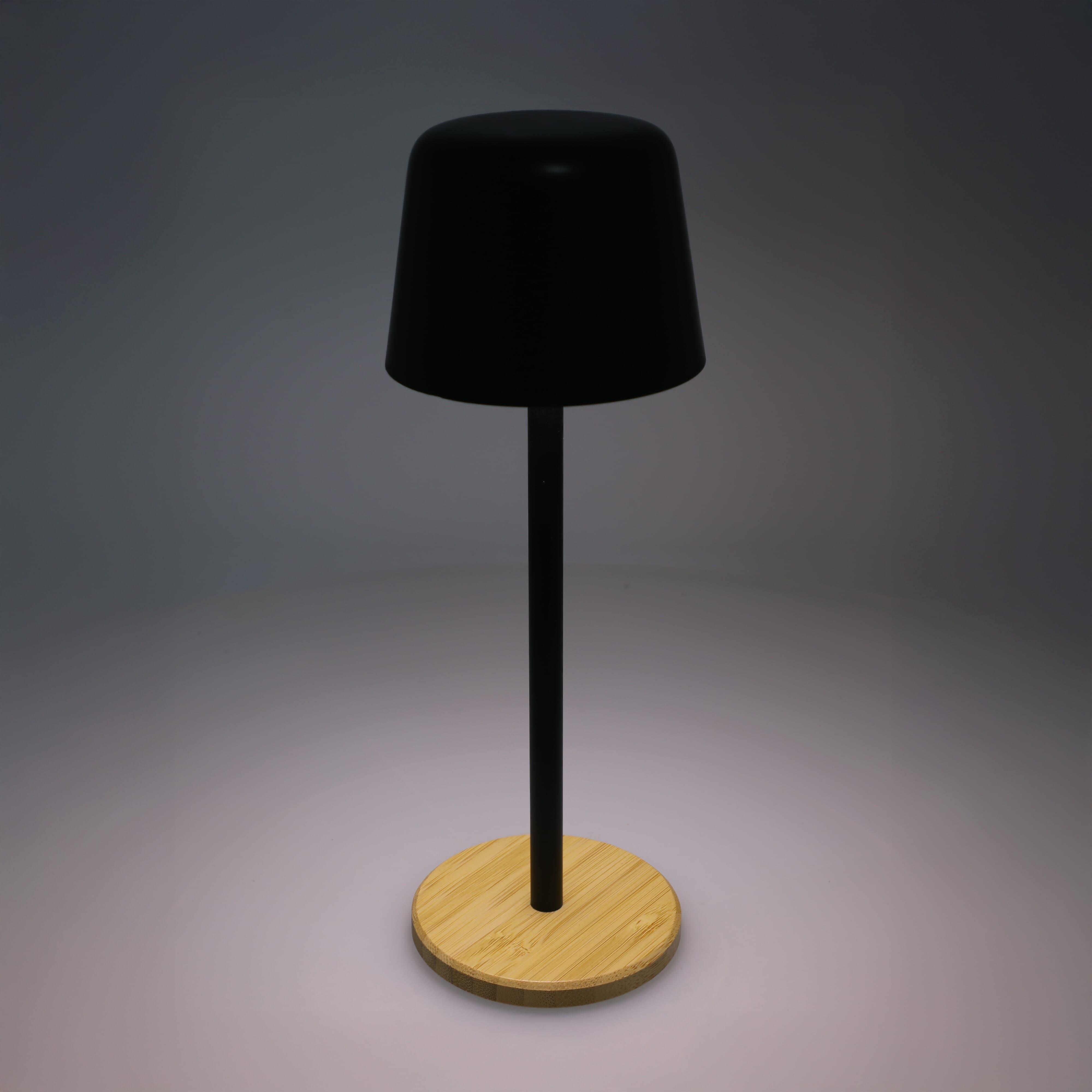 Solis Dimmbare Tischlampe mit Bambusfuß