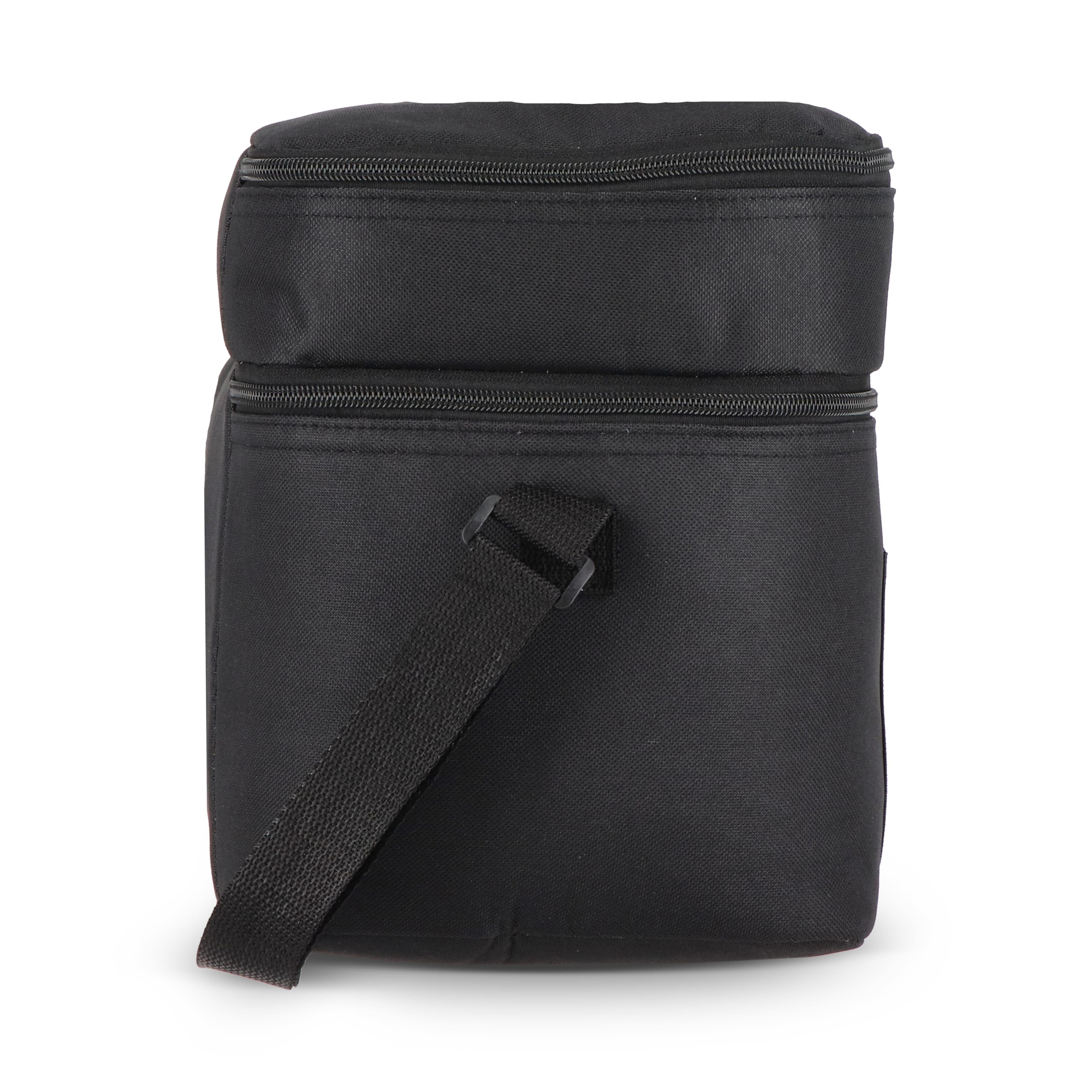 R-PET 600D Doppelfach-Kühltasche 30 x 20 x 24cm 12L