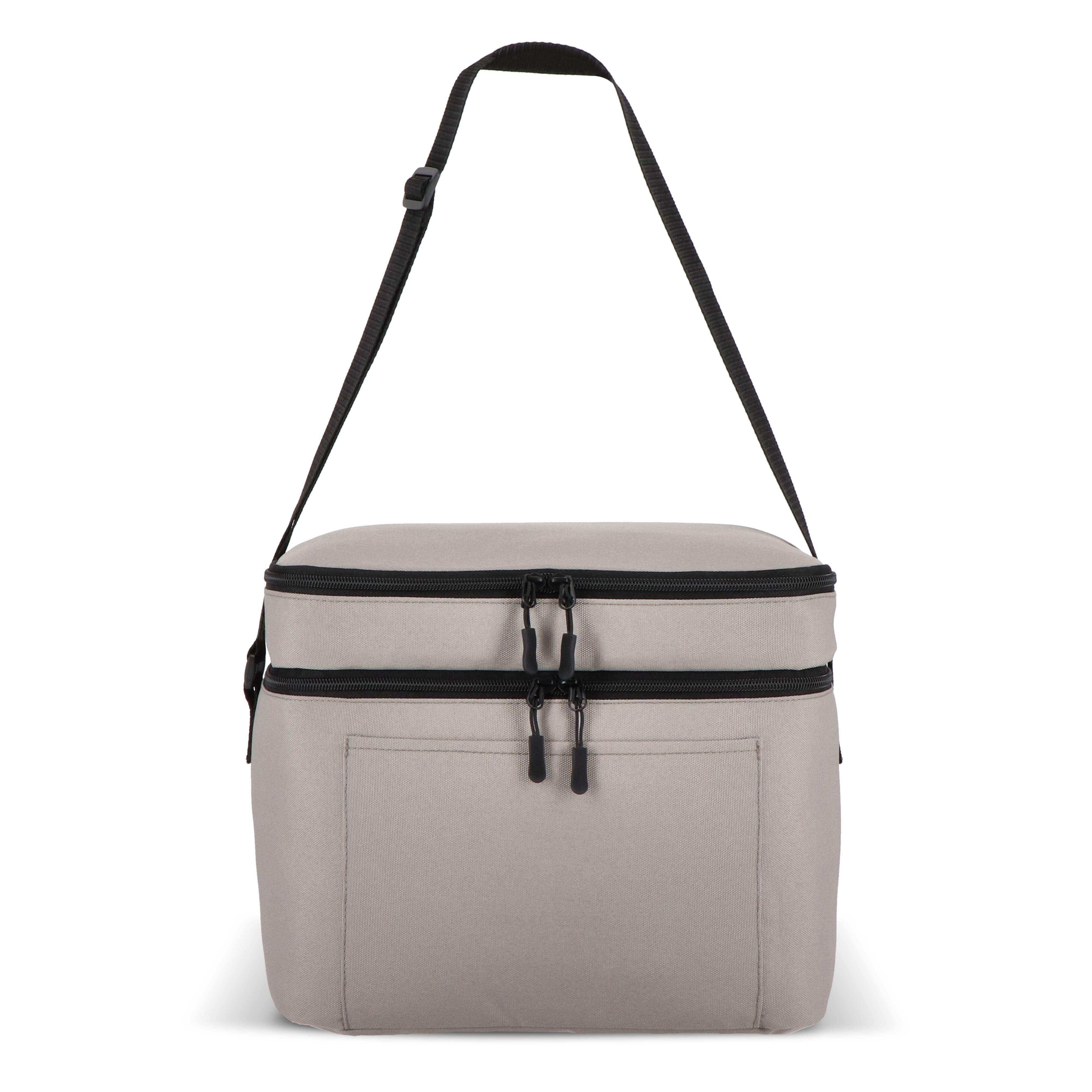 R-PET 600D Kühlbeutel mit zwei Fächern 30 x 20 x 24 cm 12 l