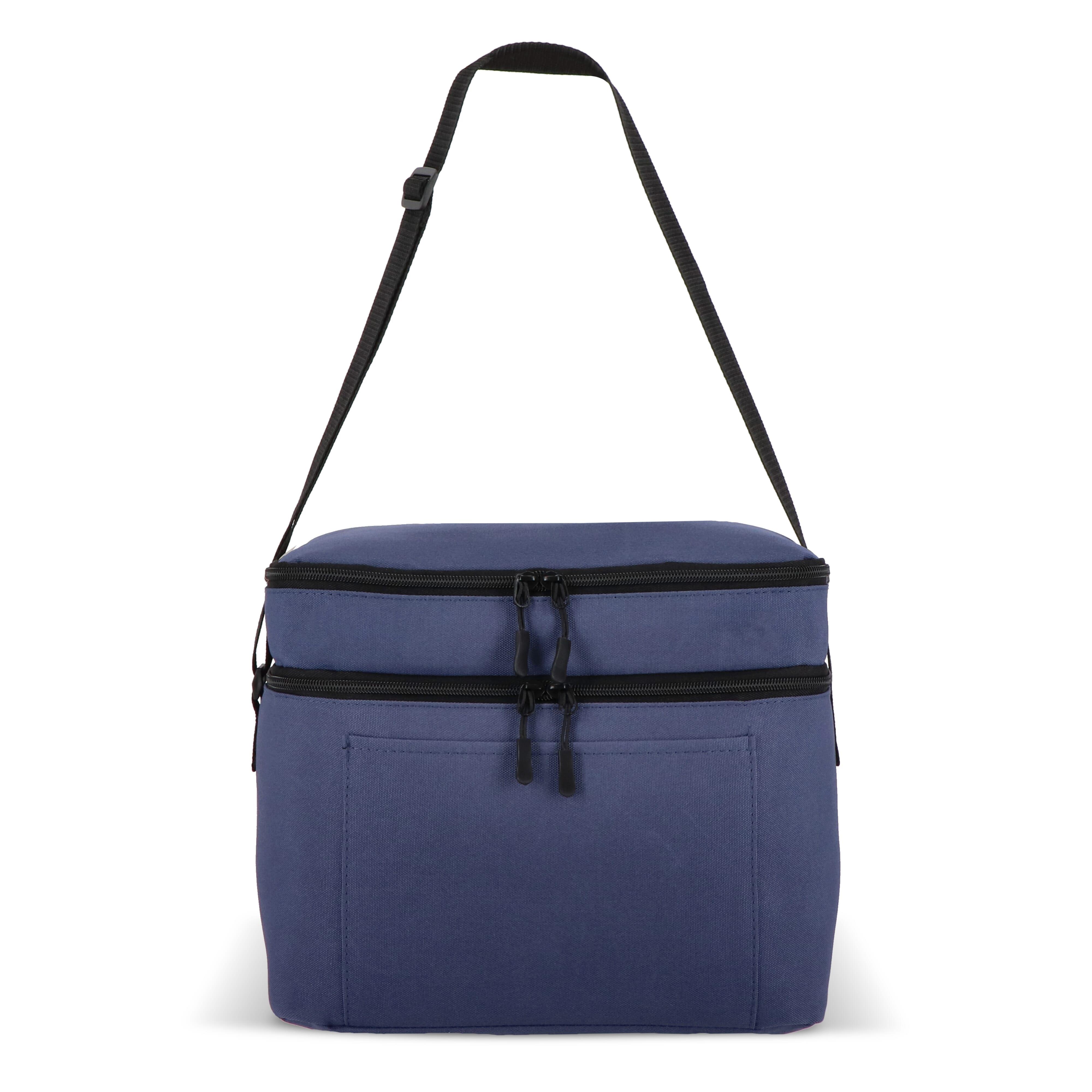 R-PET 600D Kühlbeutel mit zwei Fächern 30 x 20 x 24 cm 12 l