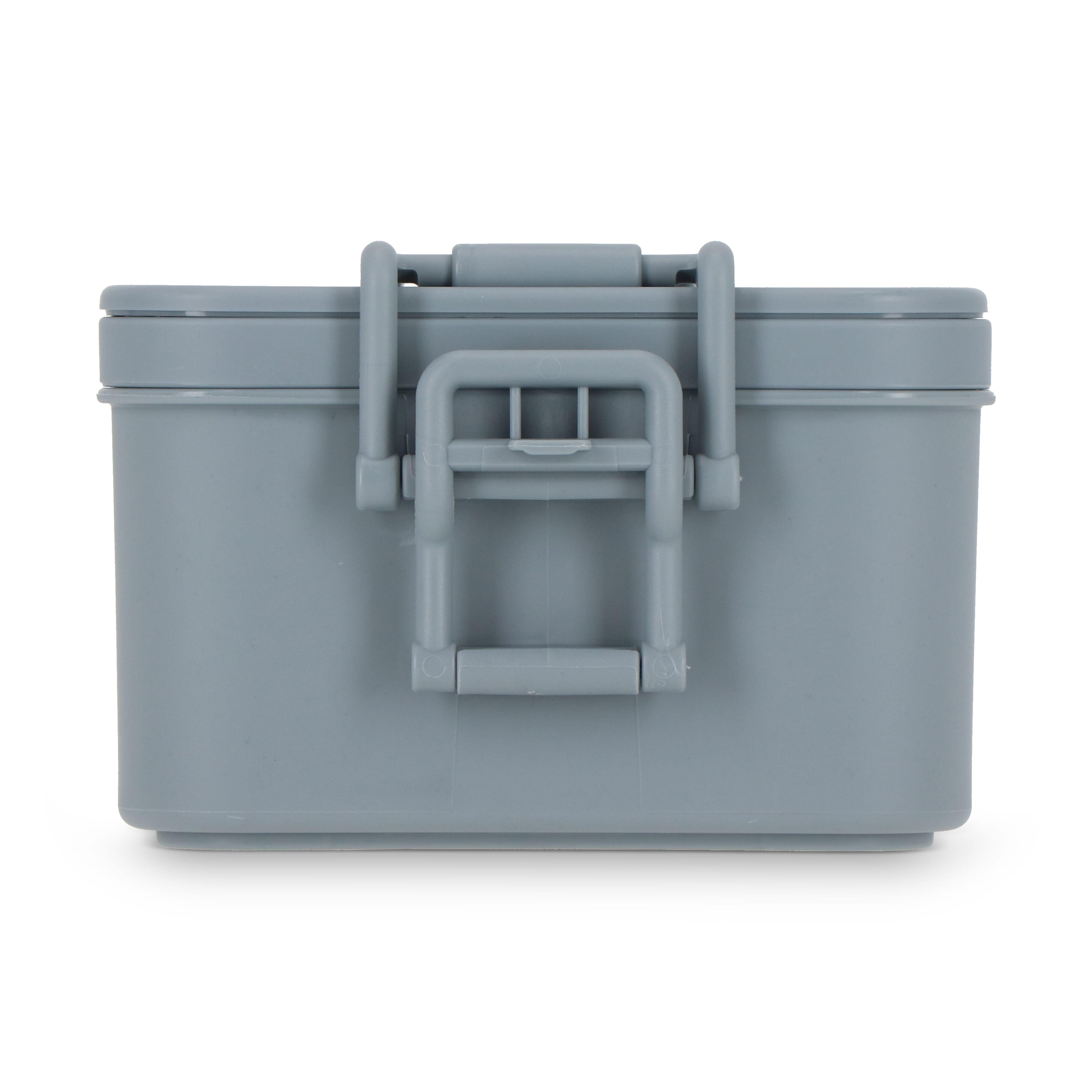 Doppelte Lunchbox mit Besteck