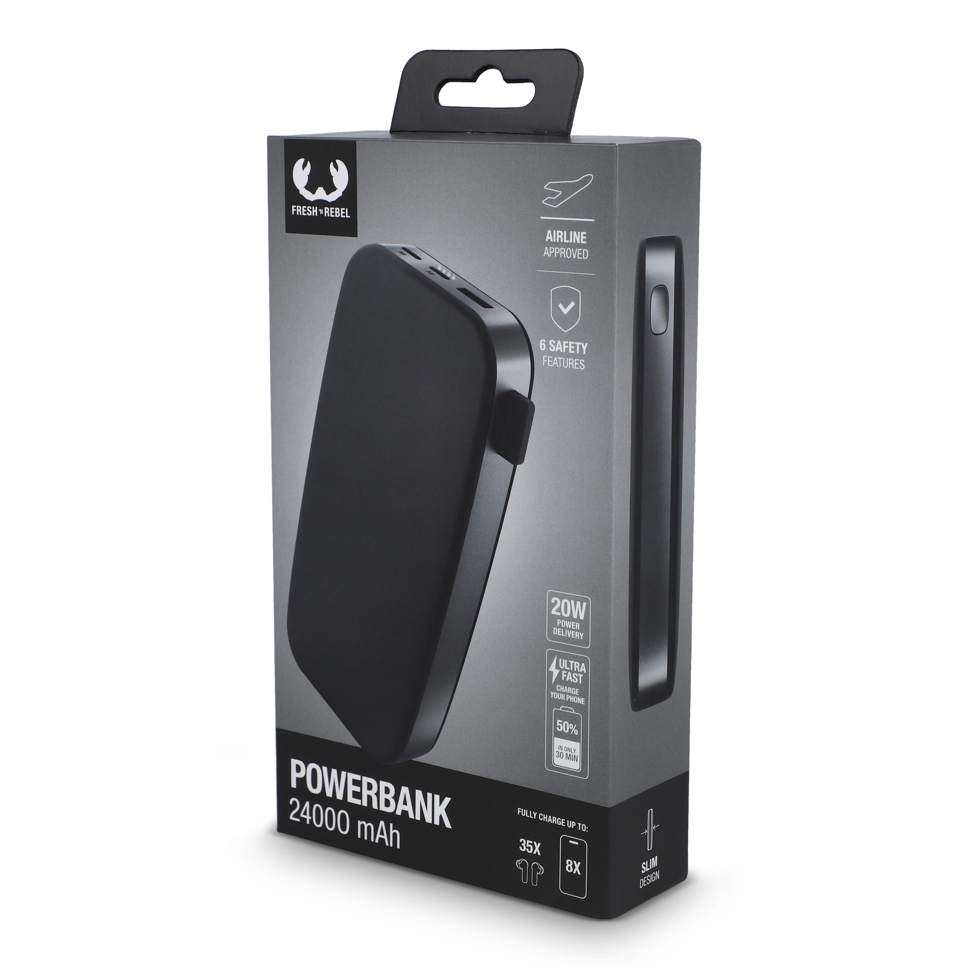 2PB24100 I Fresh ´n Rebel Powerbank 24000 mAh PD USB-C