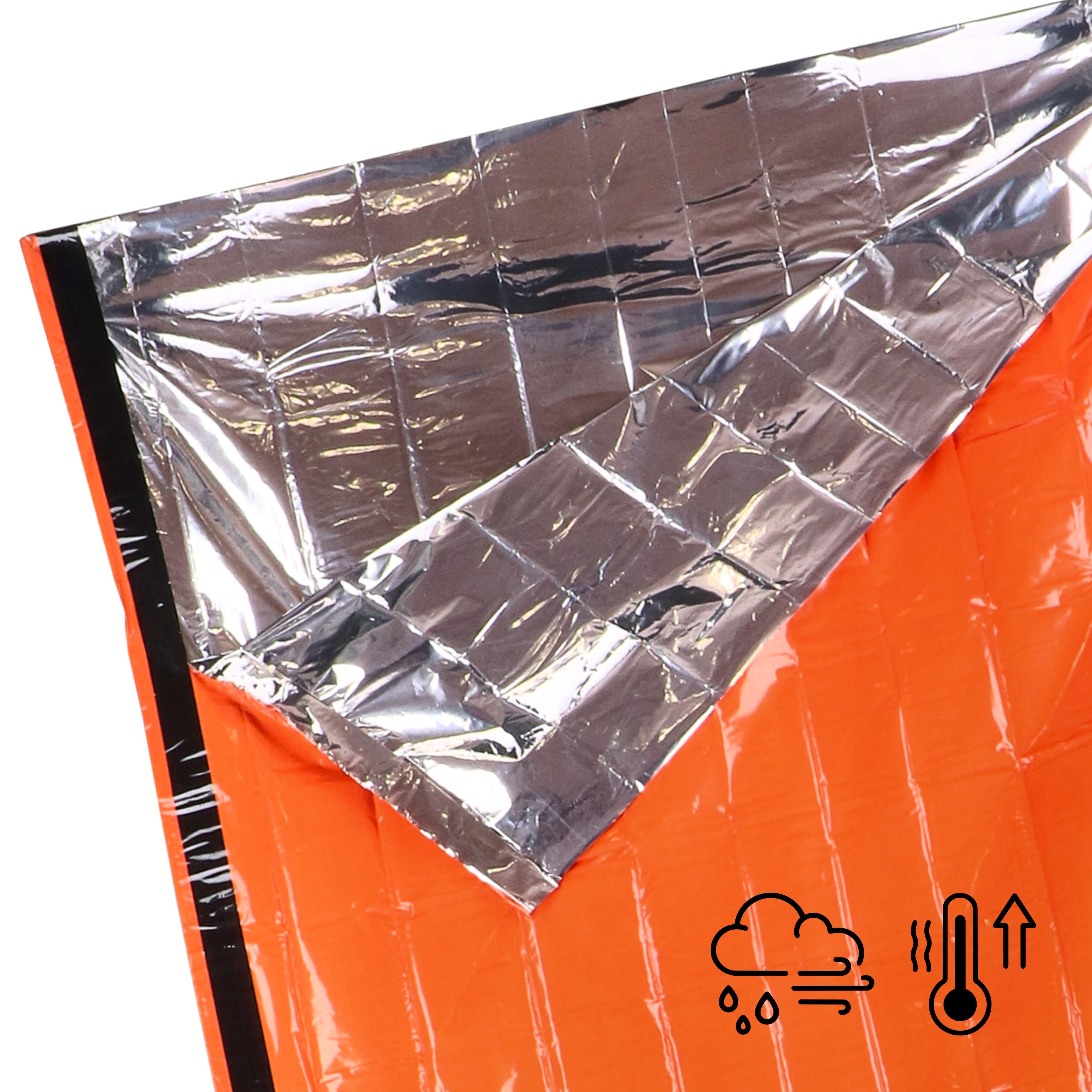 Thermoschlafsack für Notfälle im Freien