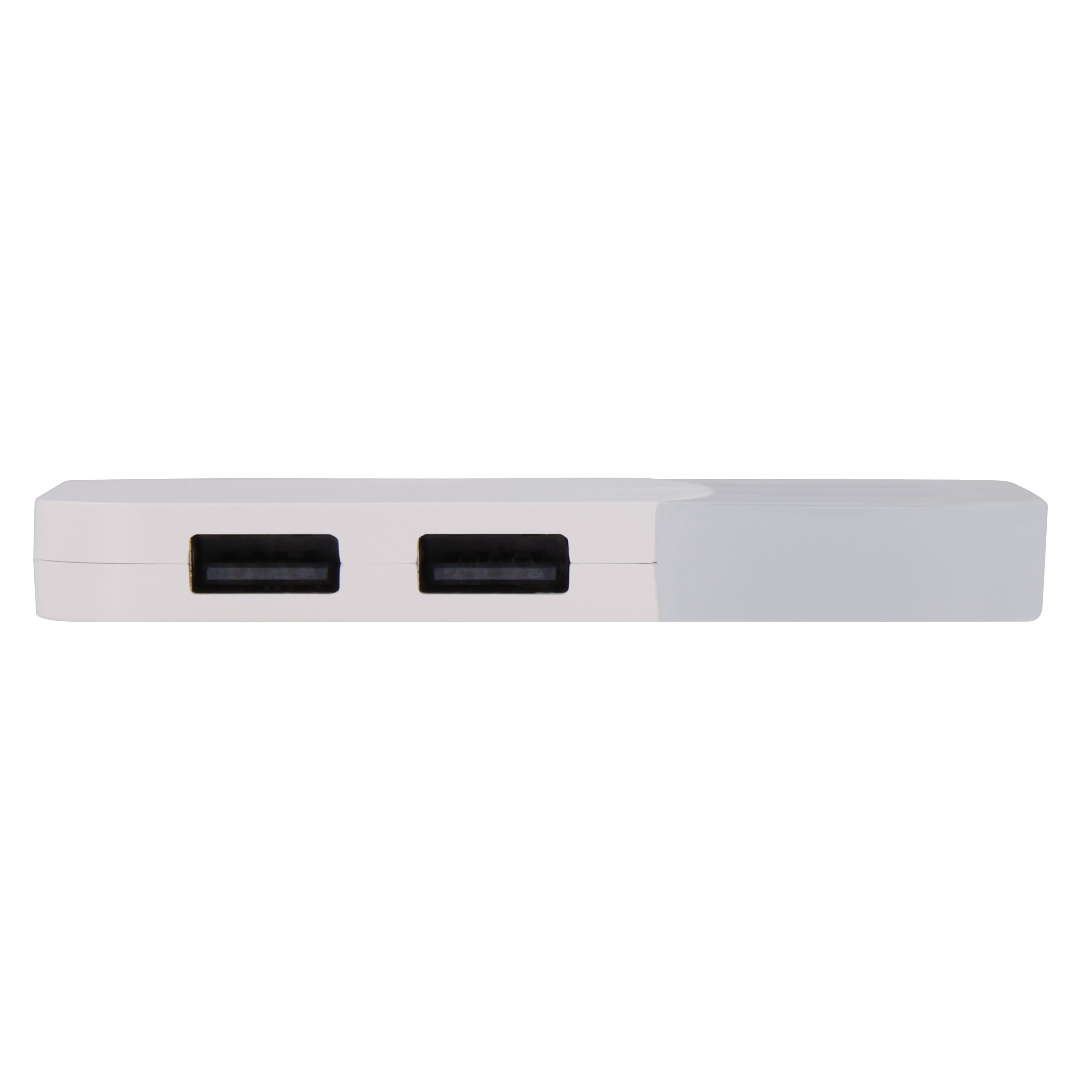 2598 | Xoopar iLo Mini Hub– 4 in 1 Adapter – USB 2.0 Data Transfer - Splitter