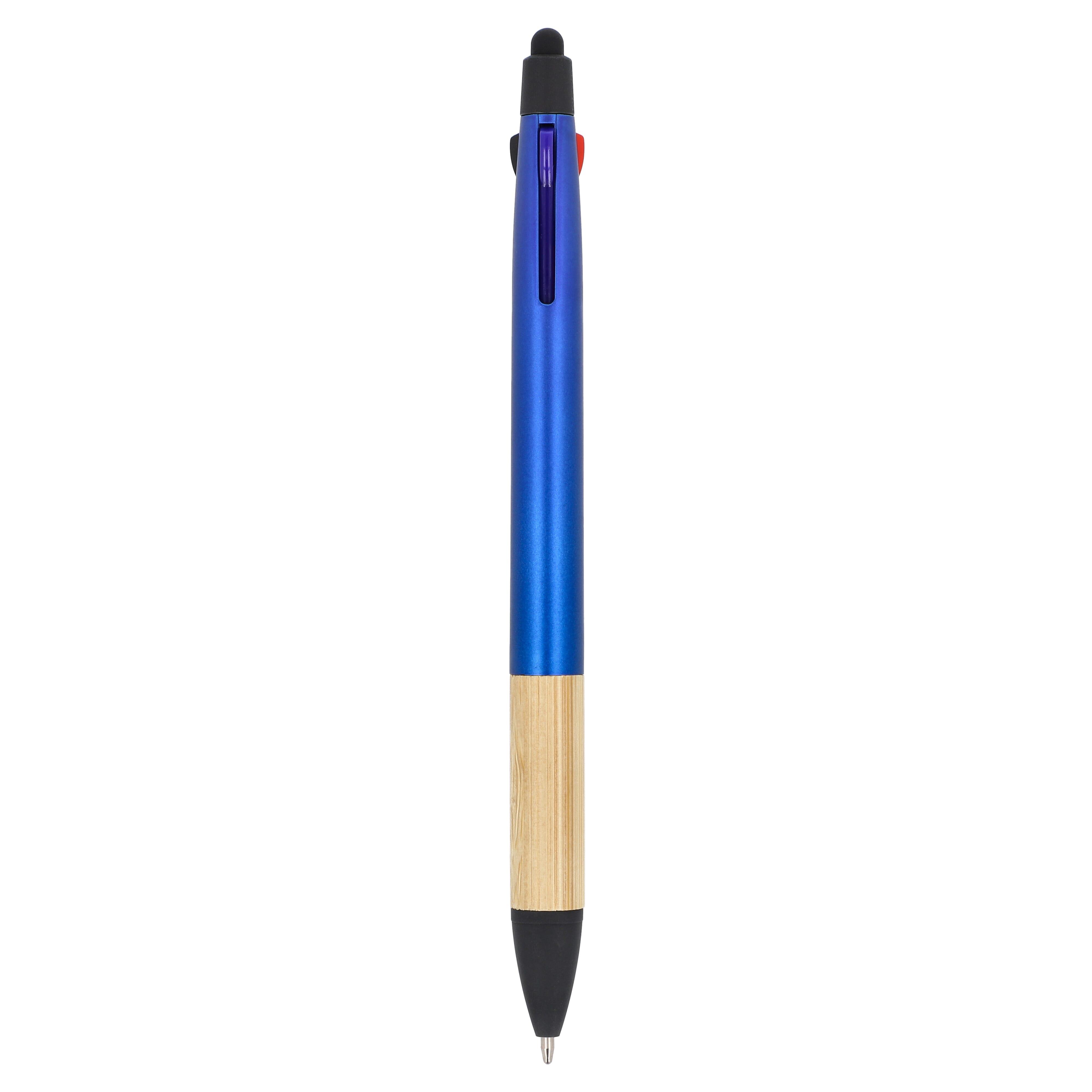 3-Farben-Stift mit Bambusgriff