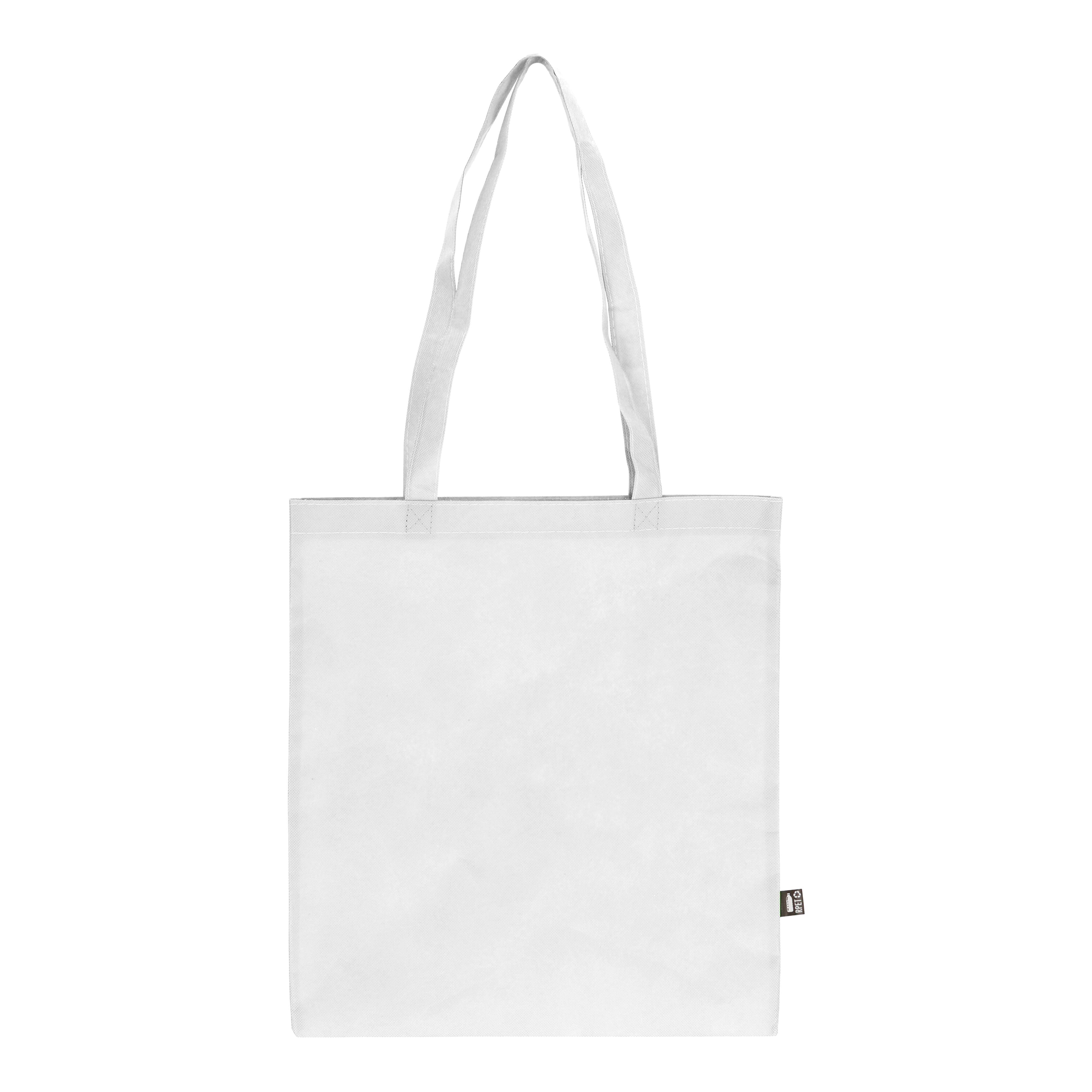 R-PET Tragetasche aus Non Woven mit langen Griffen 38 x 42cm 75g/m²