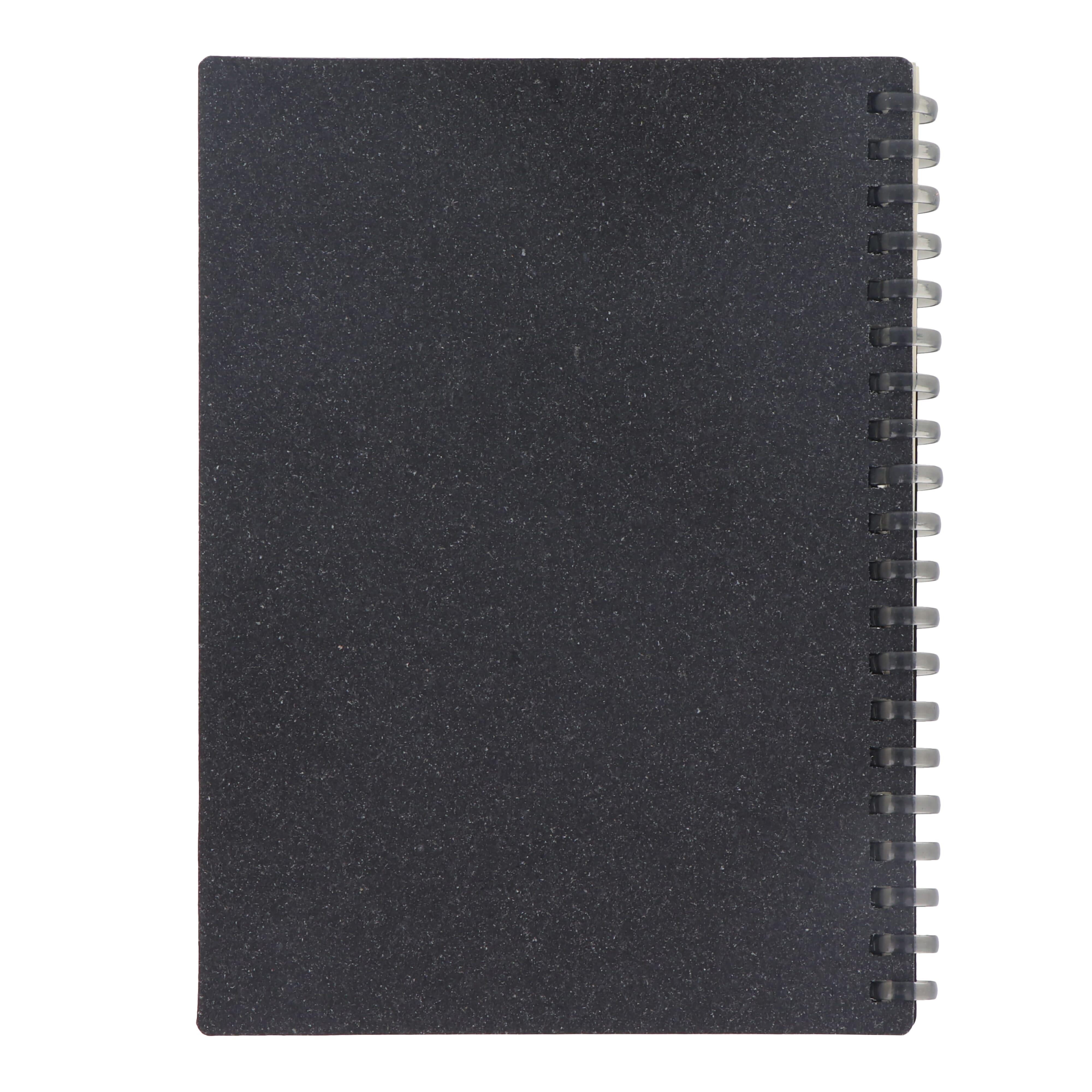 Notizbuch aus recyceltem Leder Midi