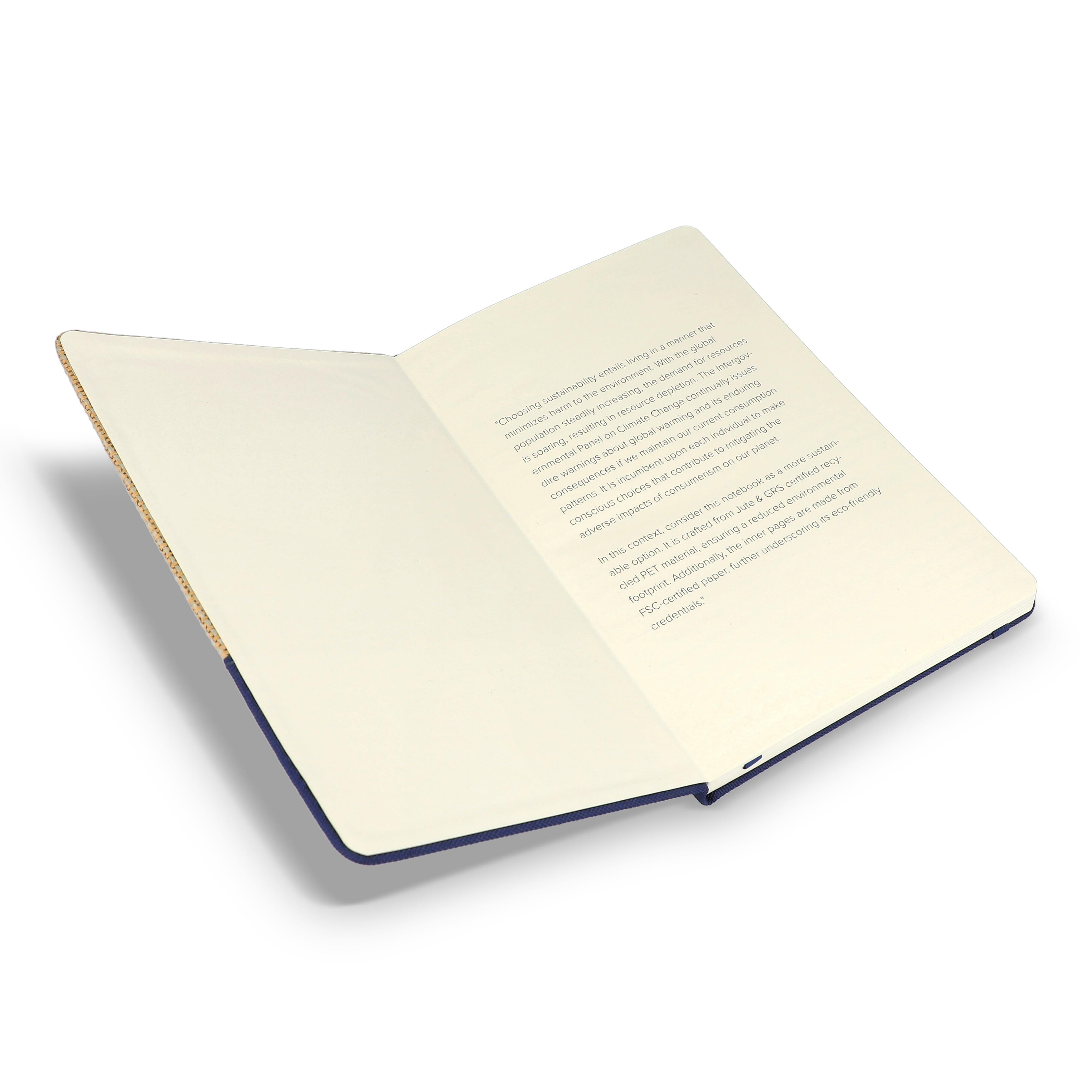 Notizbuch Jute R-PET