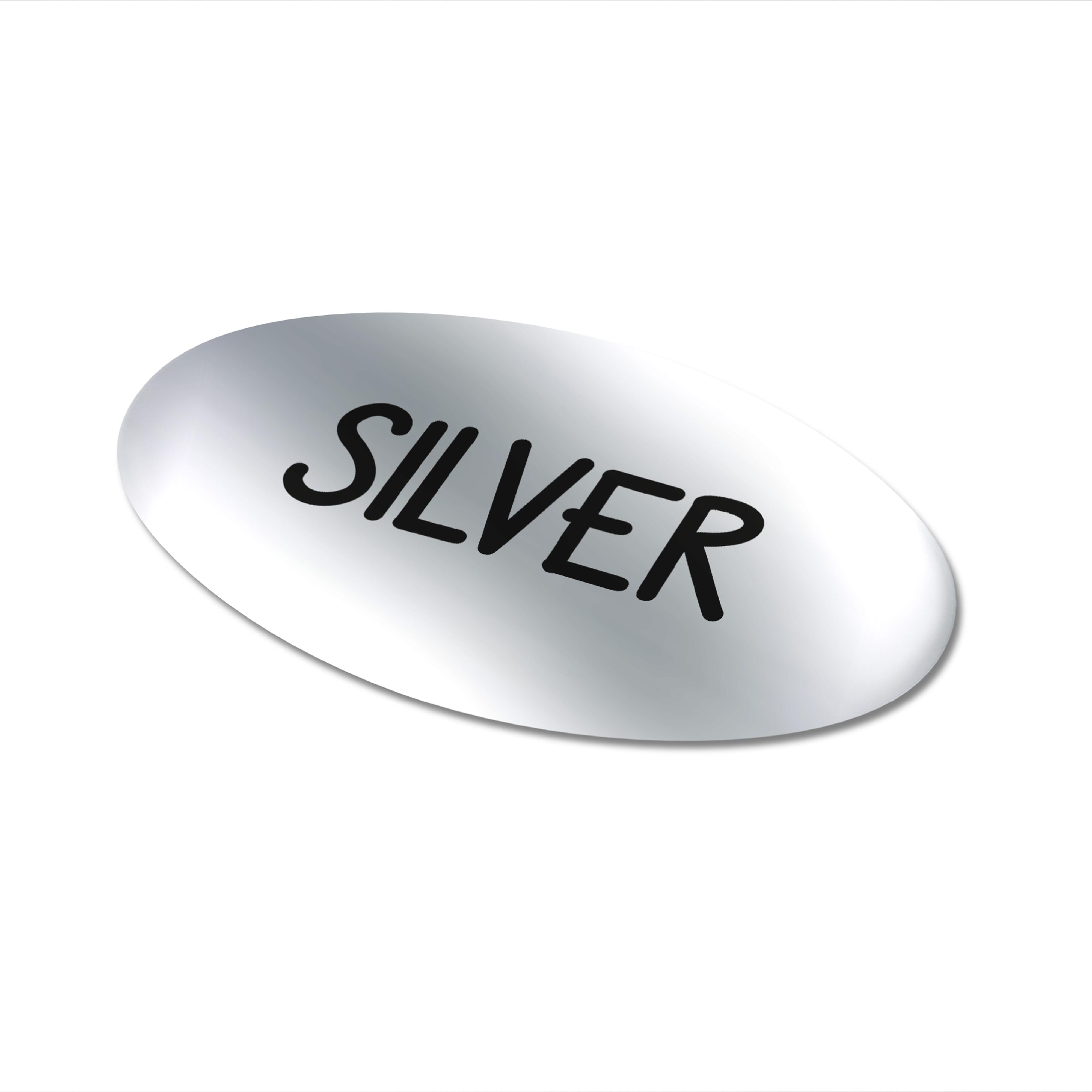 Vinyl Sticker Oval 50x25mm