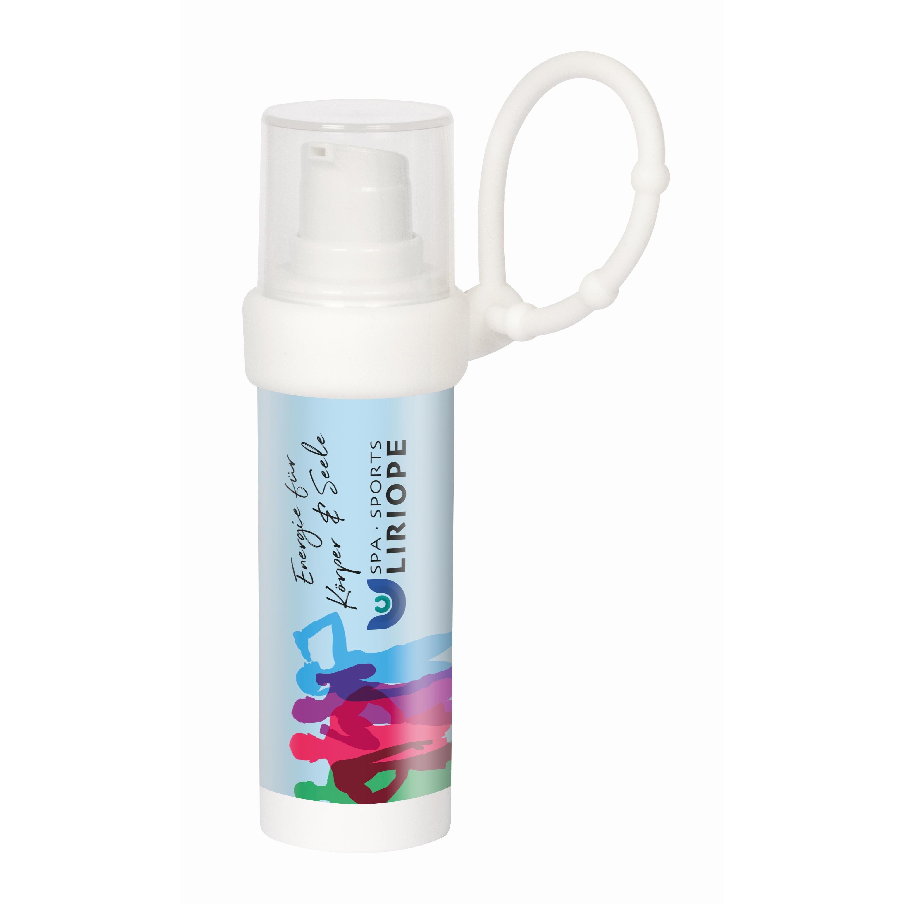 Aloe Vera Handcreme im 30 ml Airless Spender - 4c Etikett - inkl. ´Loopi´