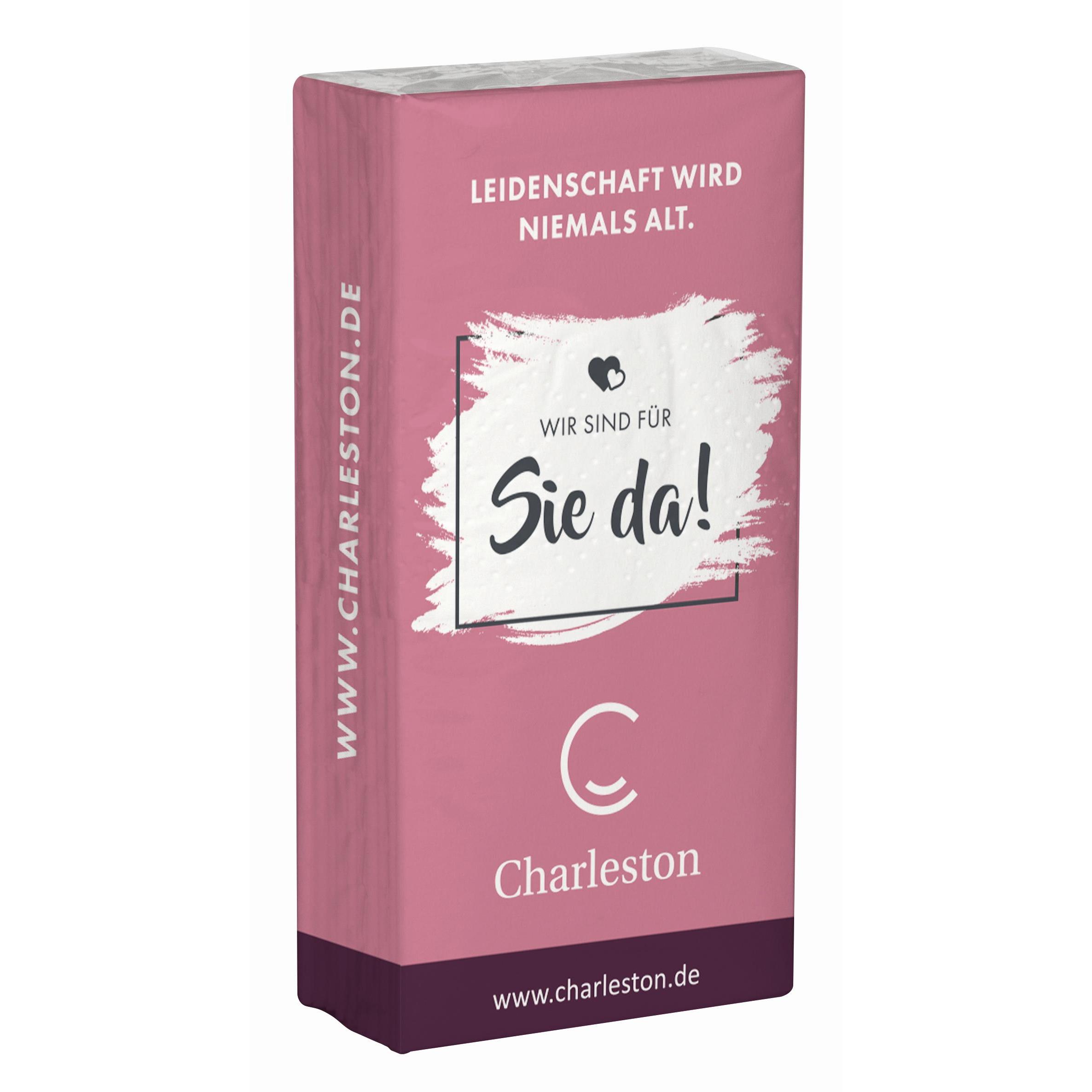 Taschentücher Classic mit Flexodruck - 3 Pantonefarben + weiß