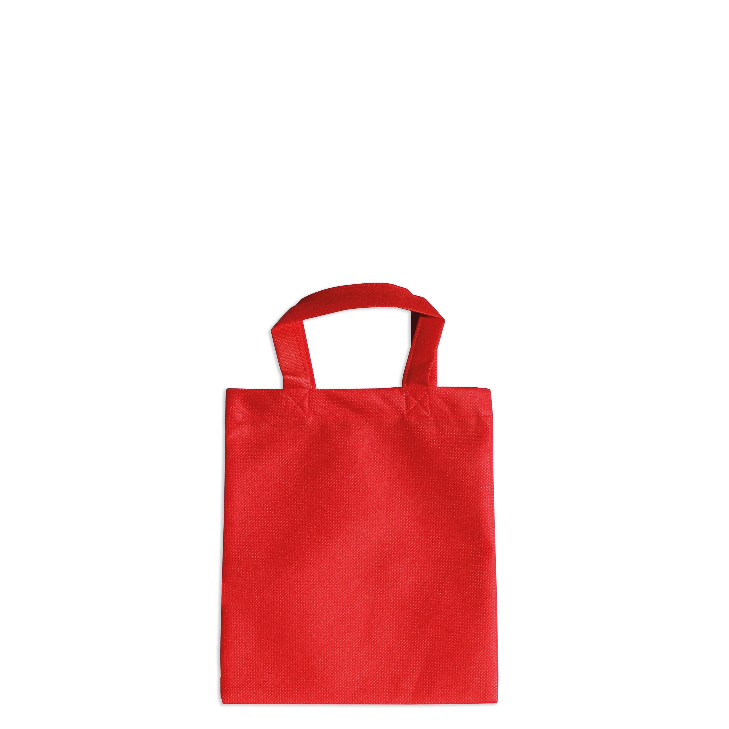 Mini-Vliestasche rot
