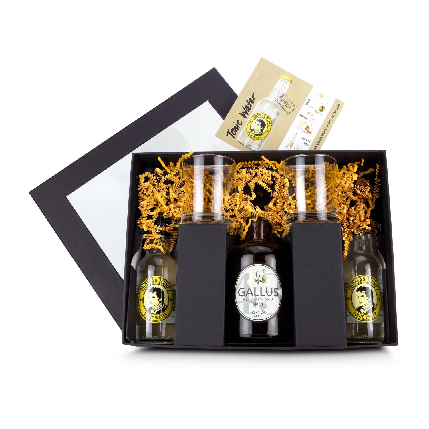 Geschenkset / Präsenteset: Gin Tonic Set ´Gallus 43´