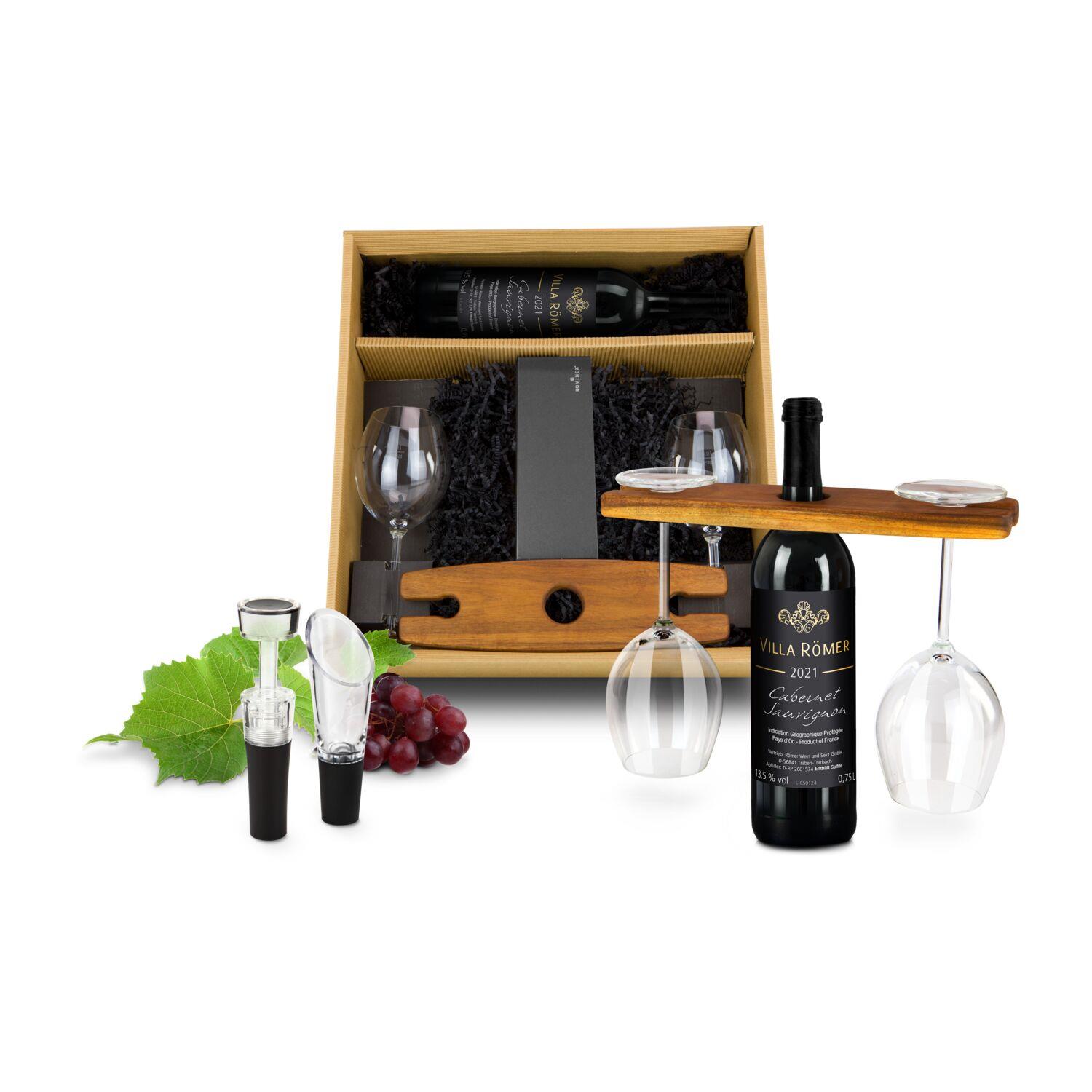 Geschenkset / Präsenteset: Rotwein Deluxe