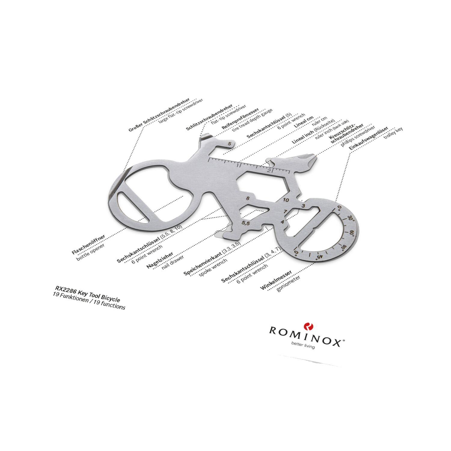 ROMINOX® [KEY] Tool Bicycle (19 Funktionen) Große Helden (Einzelhandel)