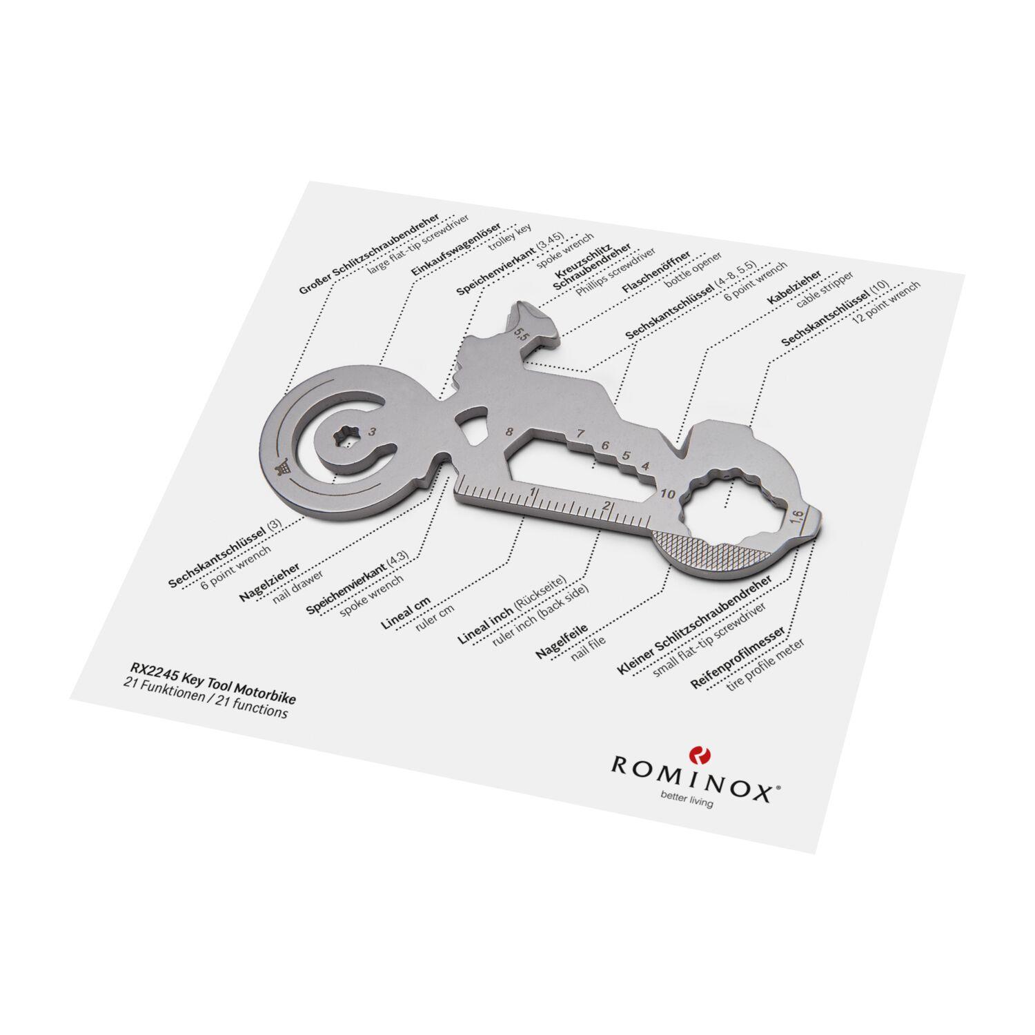 ROMINOX® [KEY] Tool Motorbike (21 Funktionen) Große Helden