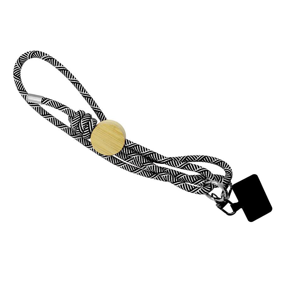 Smartphone-Lanyard  Madrid , schwarz RPET