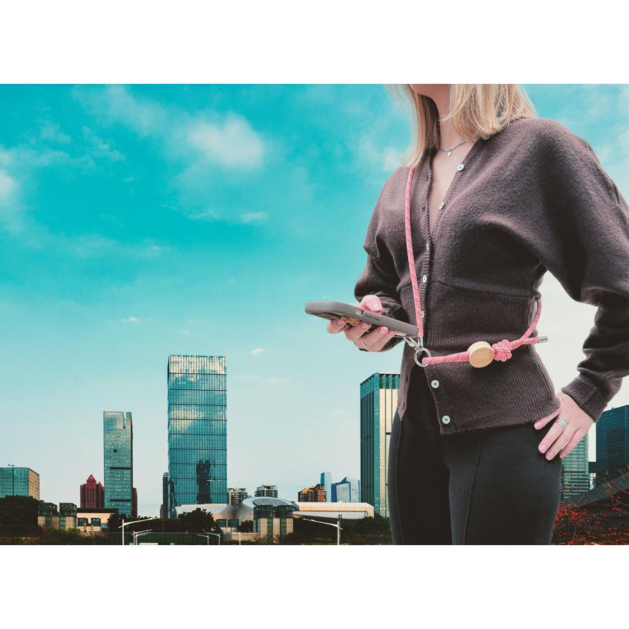 Smartphone-Lanyard  Madrid , kaki RPET