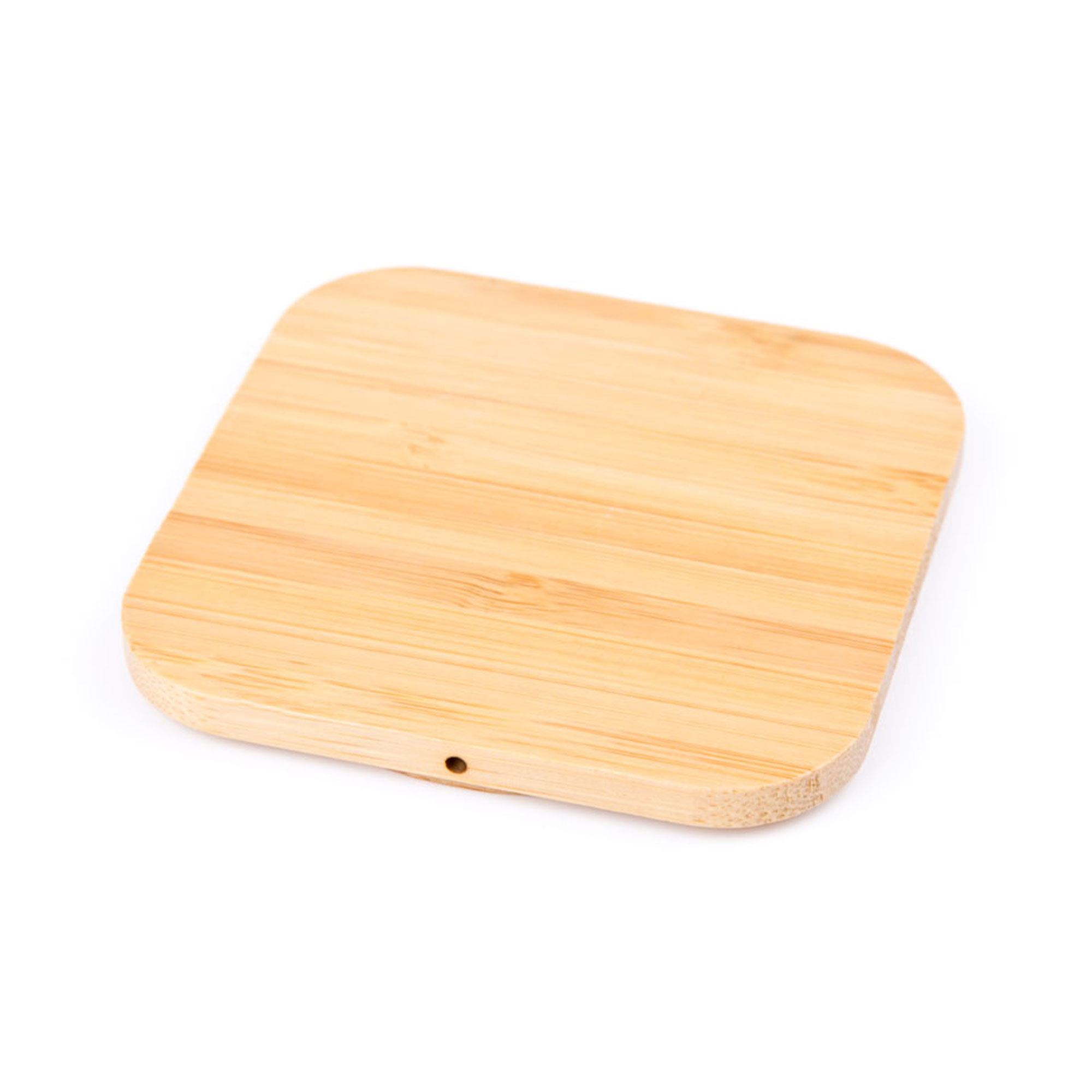 Wireless Charger Bamboo square
