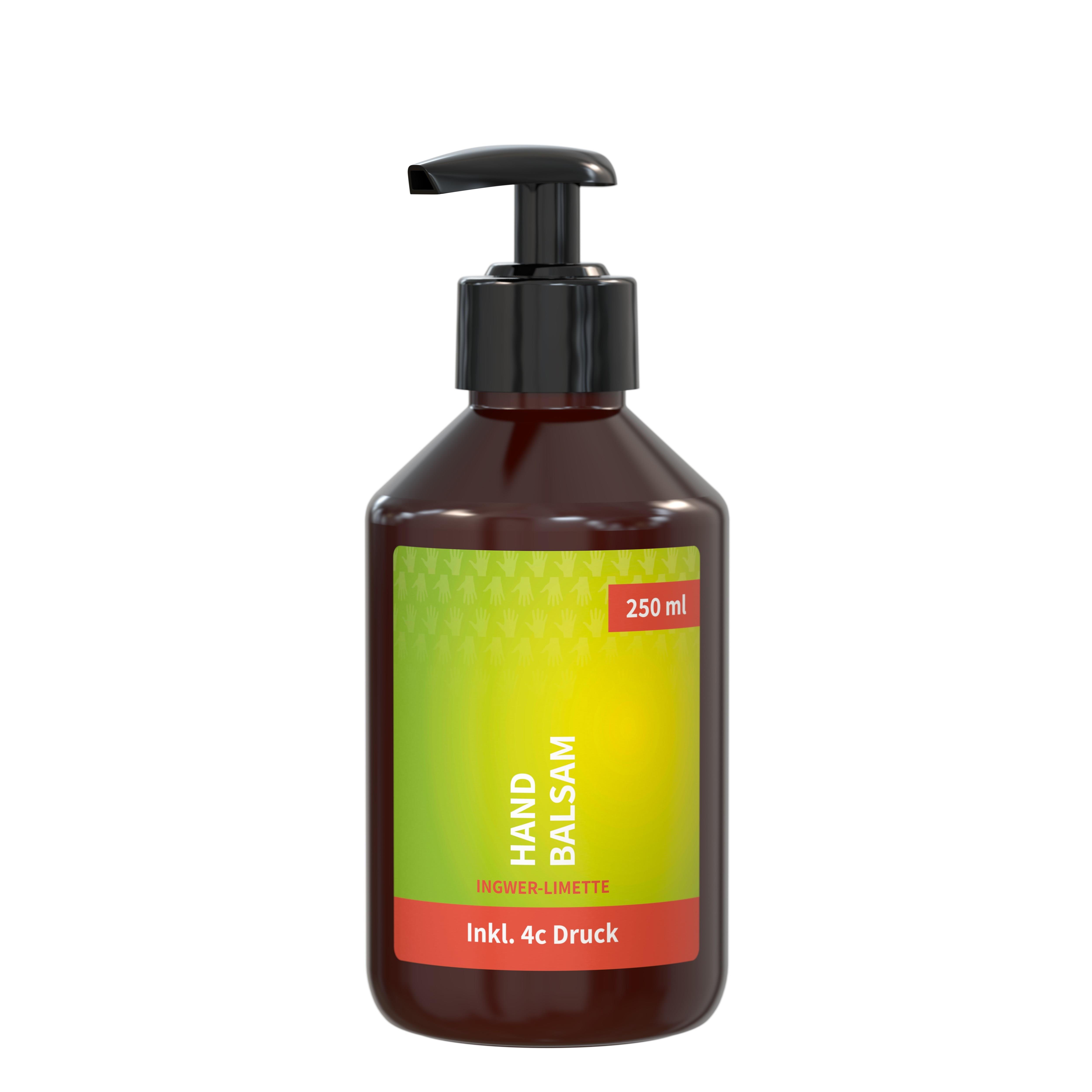 250 ml Spender - Handbalsam ´Ingwer-Limette´ - Body Label