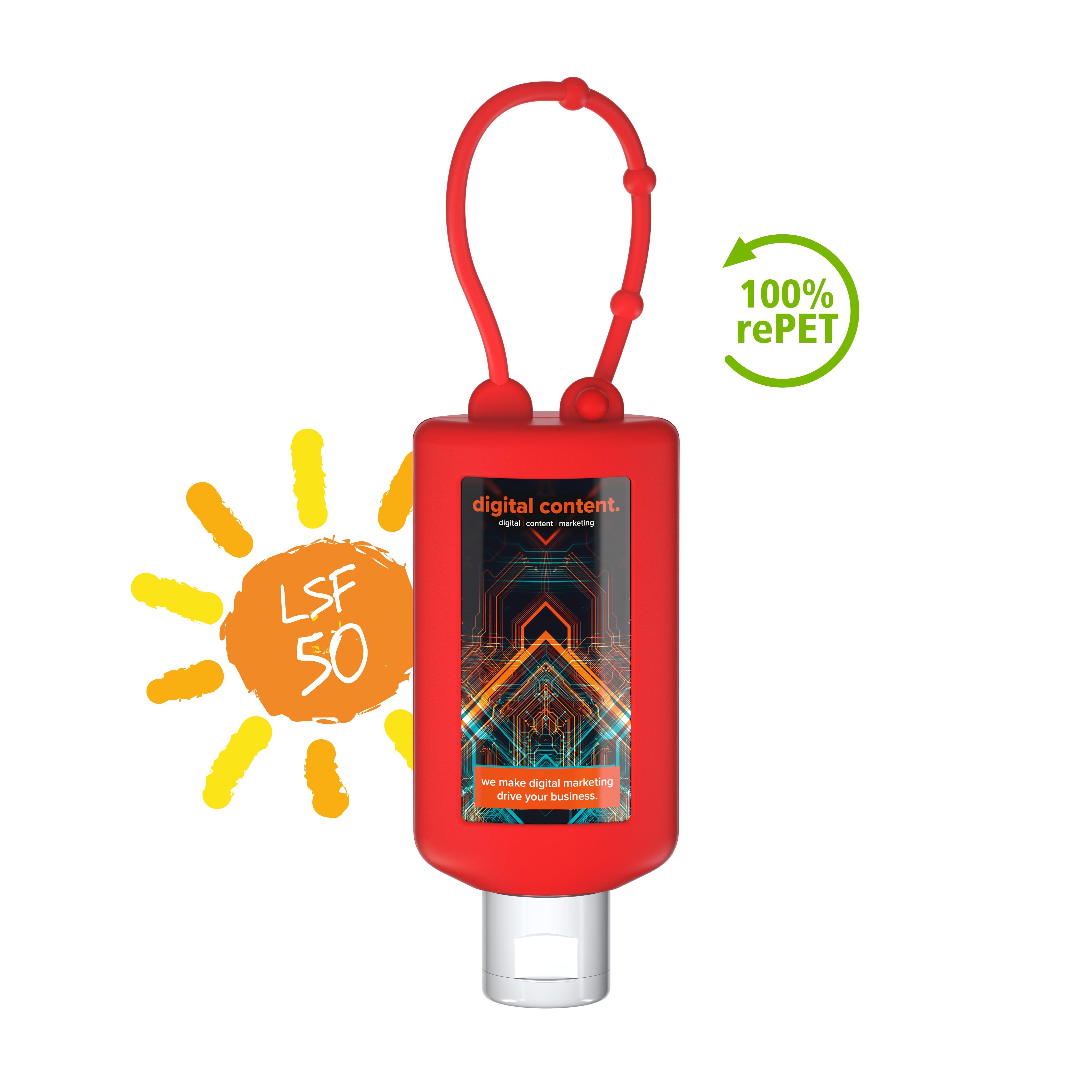 50 ml Bumper rot - Sonnenmilch LSF 50 (sensitiv) - Body Label