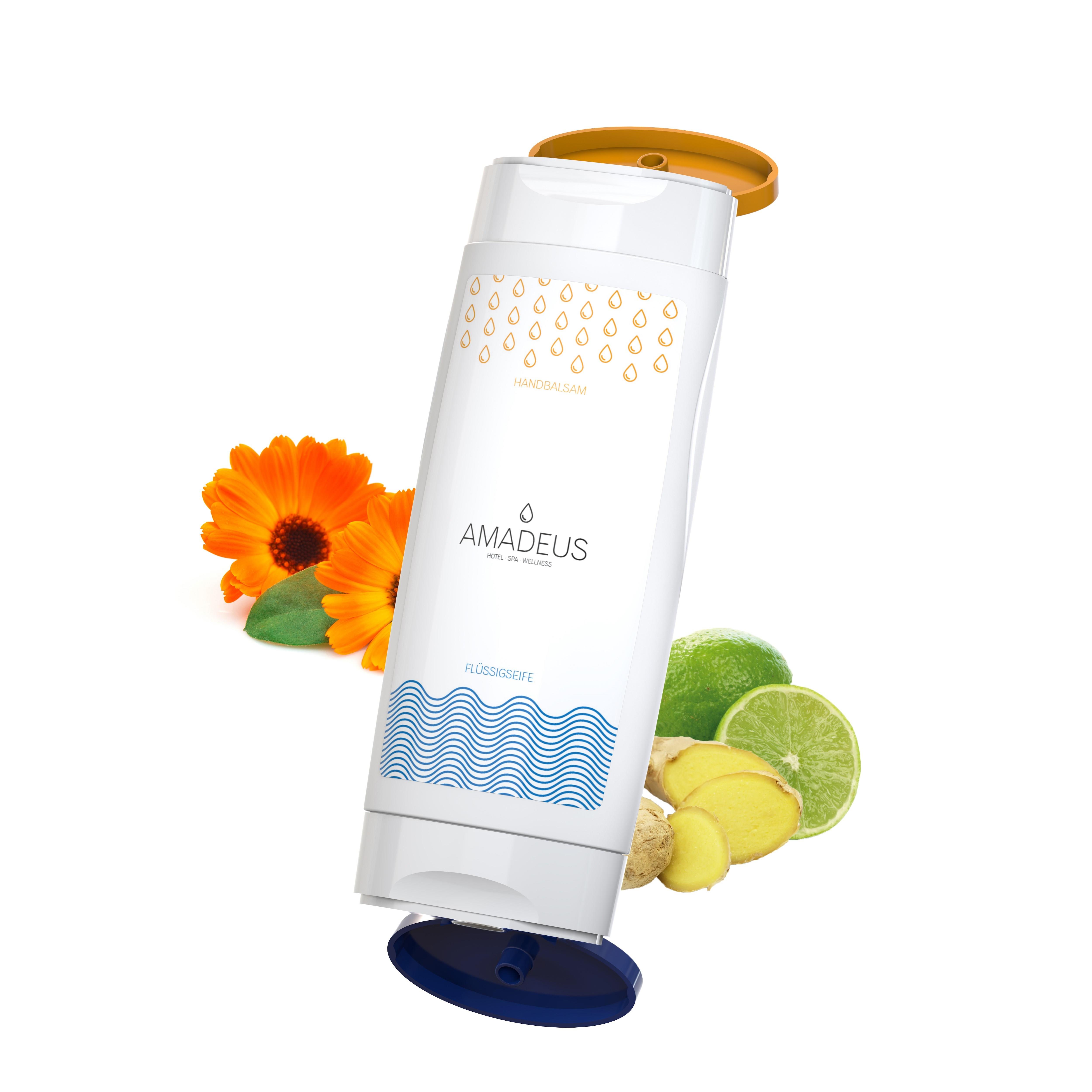 DuoPack Handbalsam Ringelblume + Flüssigseife Ingwer Limette  (2 x 50 ml)