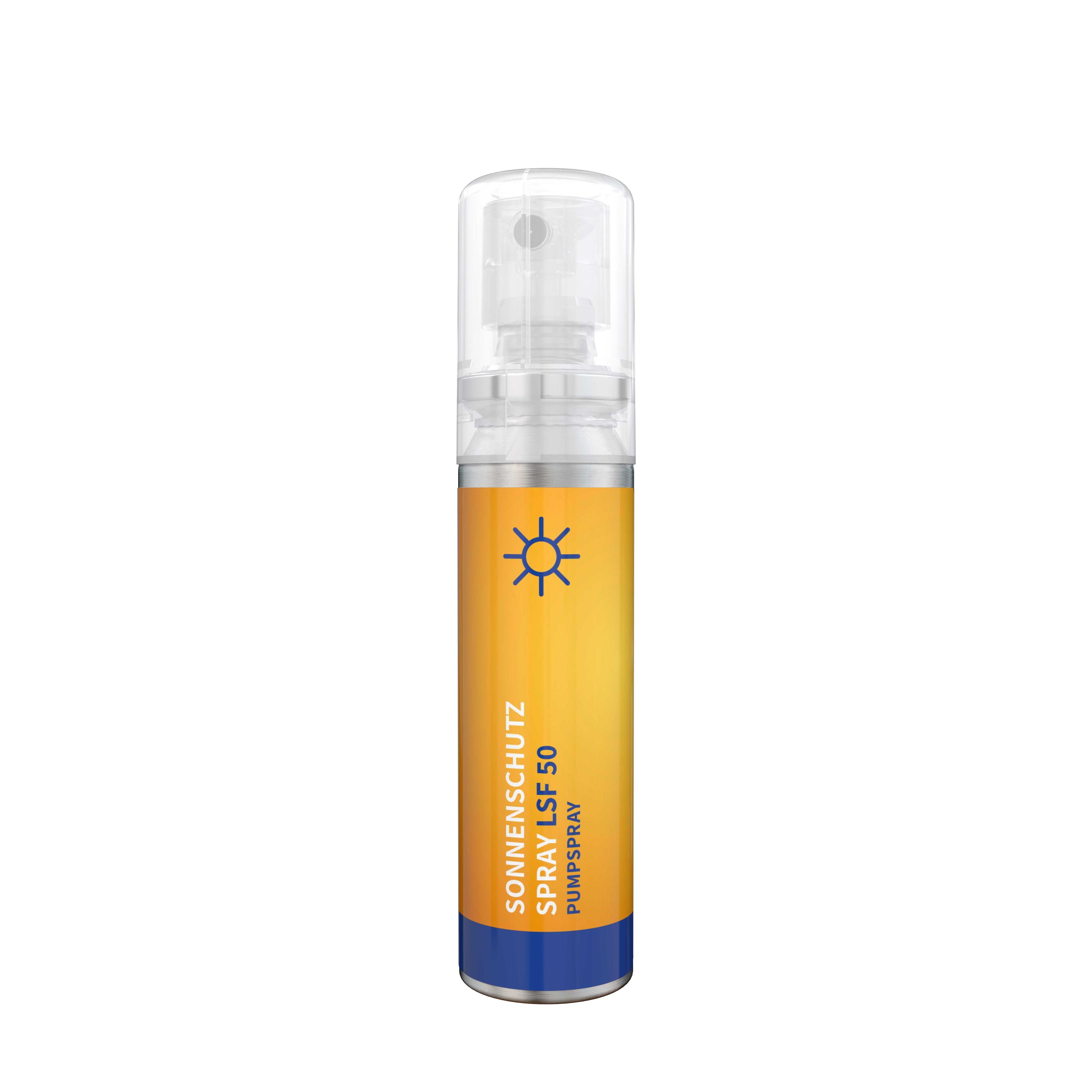 20 ml Spray - Sonnenschutzspray LSF 50 - Body Label