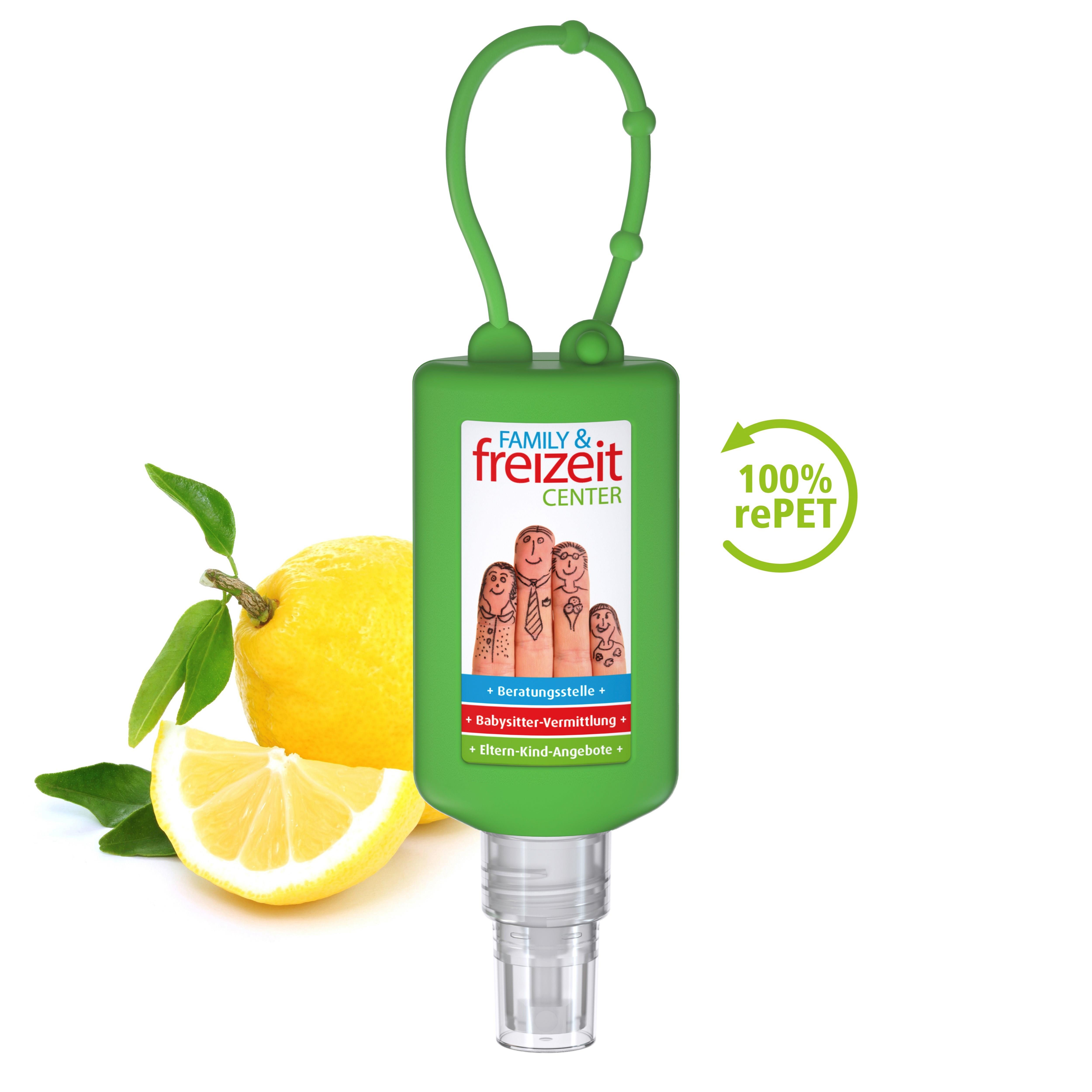 50 ml Bumper grün - Handreinigungsspray (alk.) - Body Label