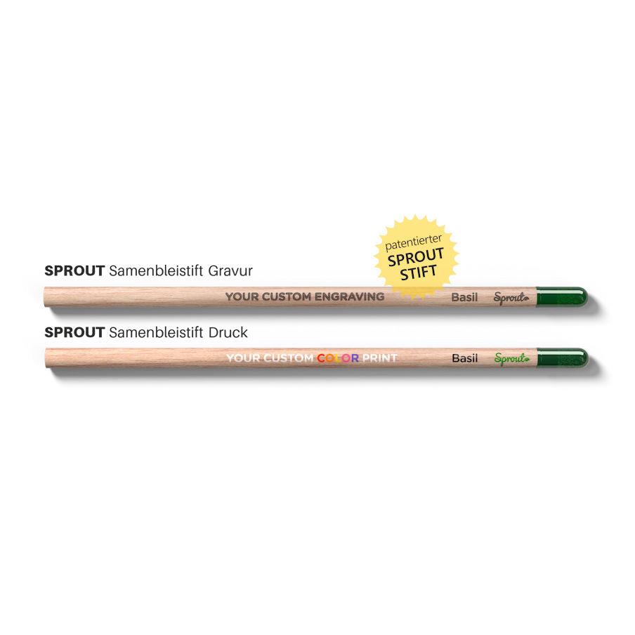 SPROUT - Bleistift mit grossem Standard Ansteckkärtchen