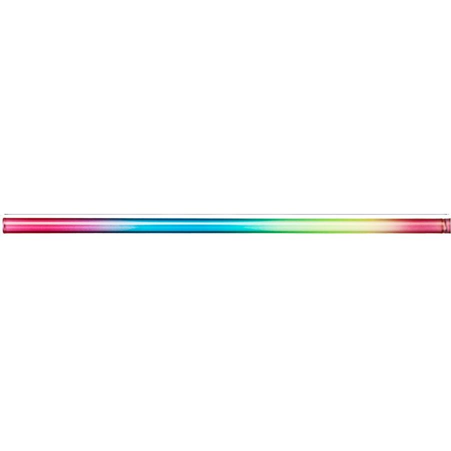 ecotaste - Trinkhalmbox 4er Glas regenbogenfarbig  -  Druck 4C