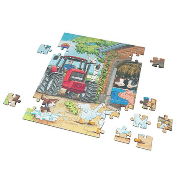 Puzzle A5 - 10, 20, 40 oder 70 Teile, im Polybeutel mit Vorlagenblatt
