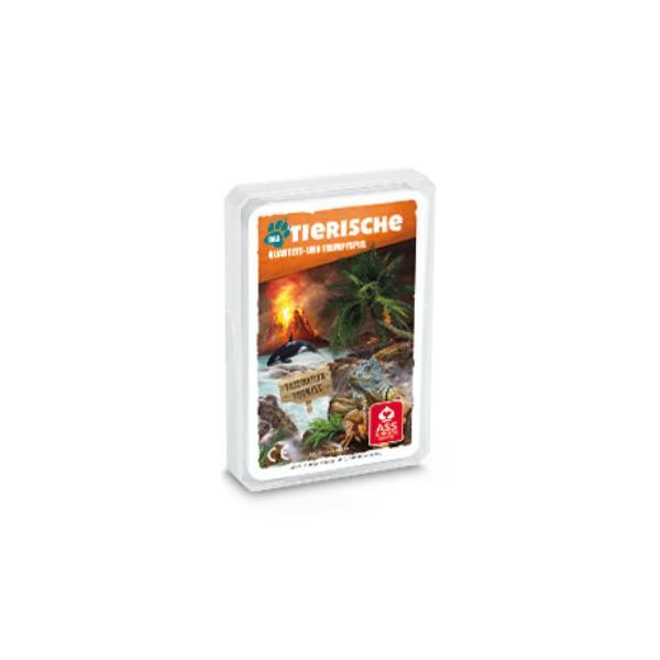 Quartett ´Tierspiele´ - Faszination Tierwelt, im Kunststoffetui