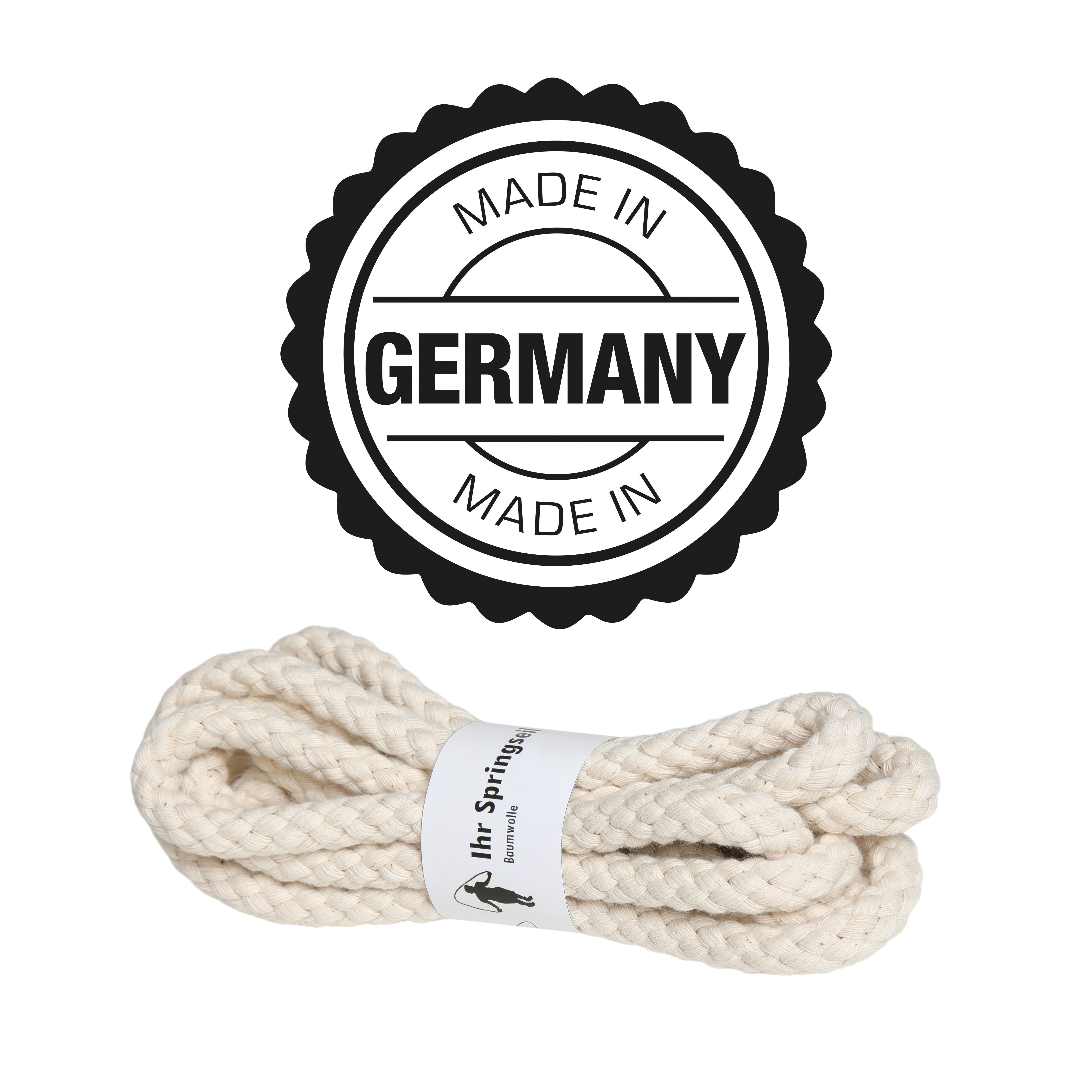 Springseil ´Made in Germany´ - Baumwolle natur