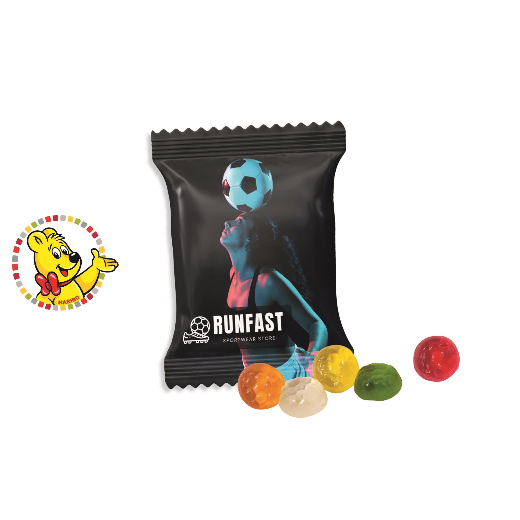 HARIBO Standardformen Werbetüte,   6,5 g, Inhalt: HARIBO Fußbälle