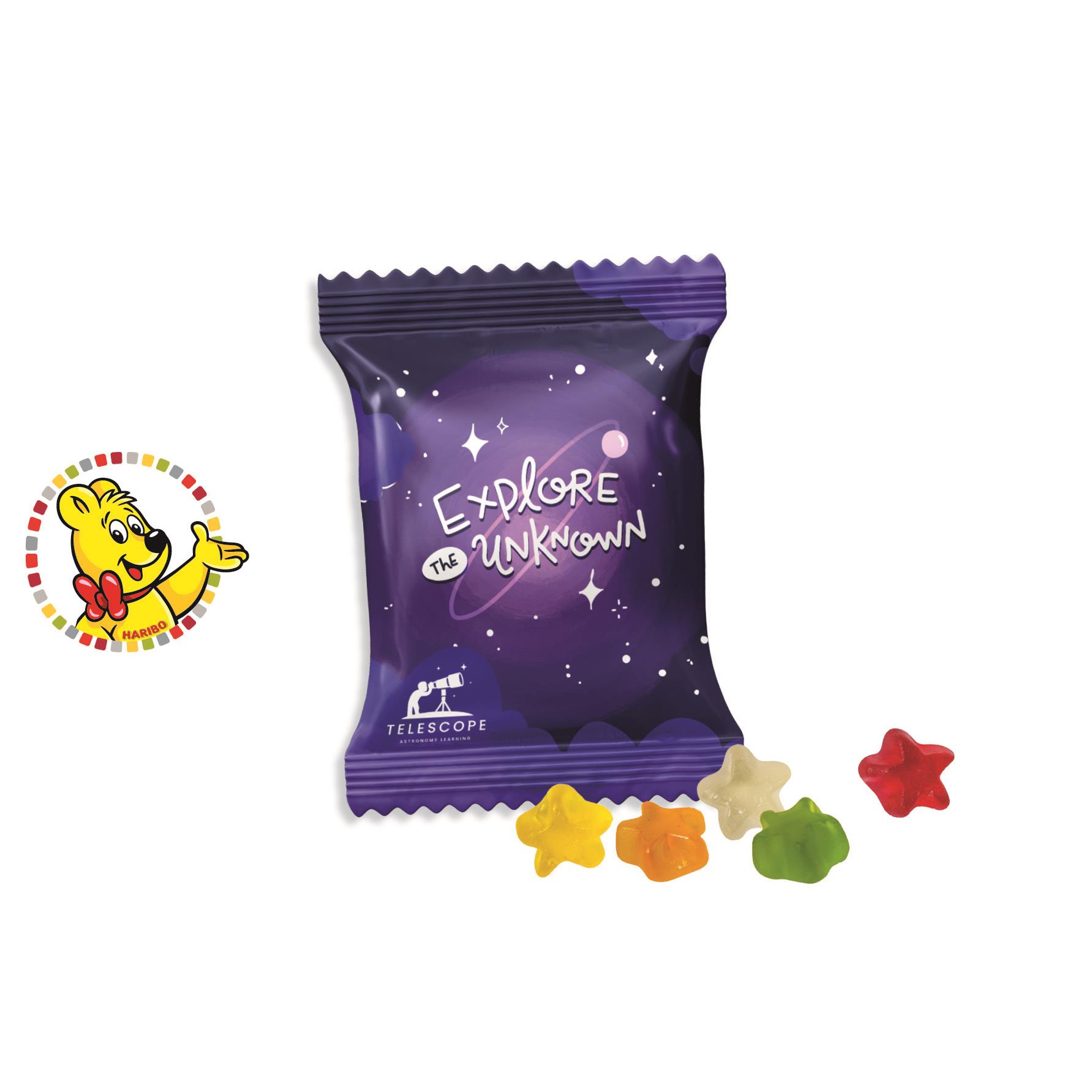 HARIBO Standardformen Werbetüte,   10 g, Inhalt: HARIBO Sterne