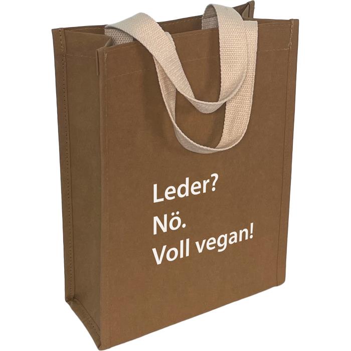 Eco-Tragetasche (Waschpapier in Lederoptik)